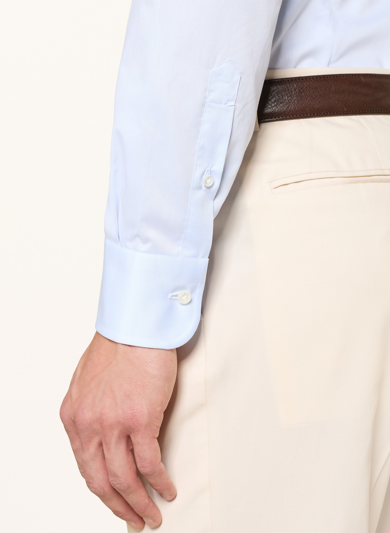 BARBA NAPOLI Regular fit shirt: LIGHT BLUE