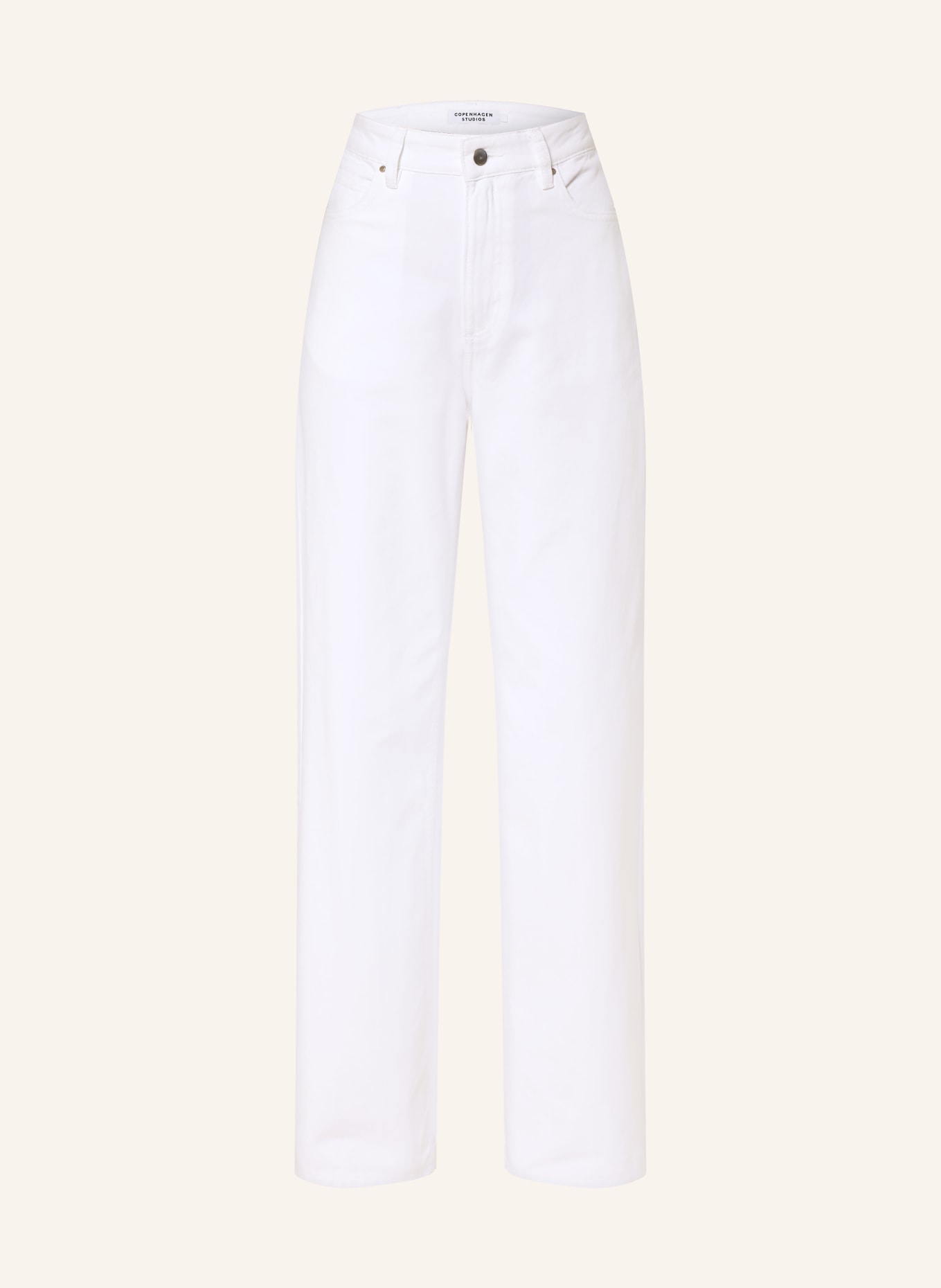 COPENHAGEN STUDIOS Jeans met wijde pijpen CPH: WHITE