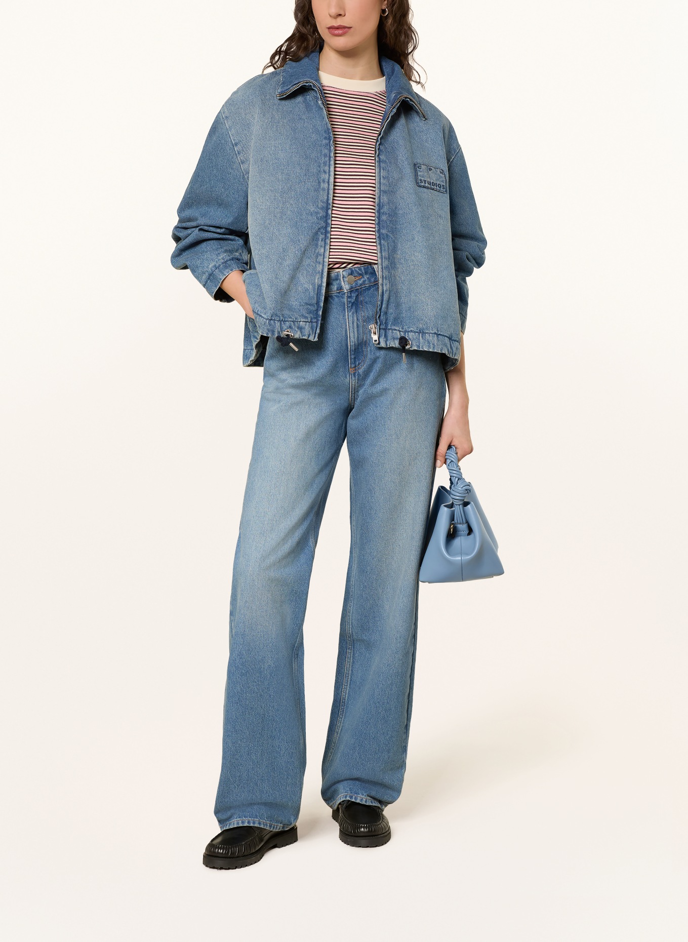 COPENHAGEN STUDIOS Jeans met wijde pijpen CPH: BLUE