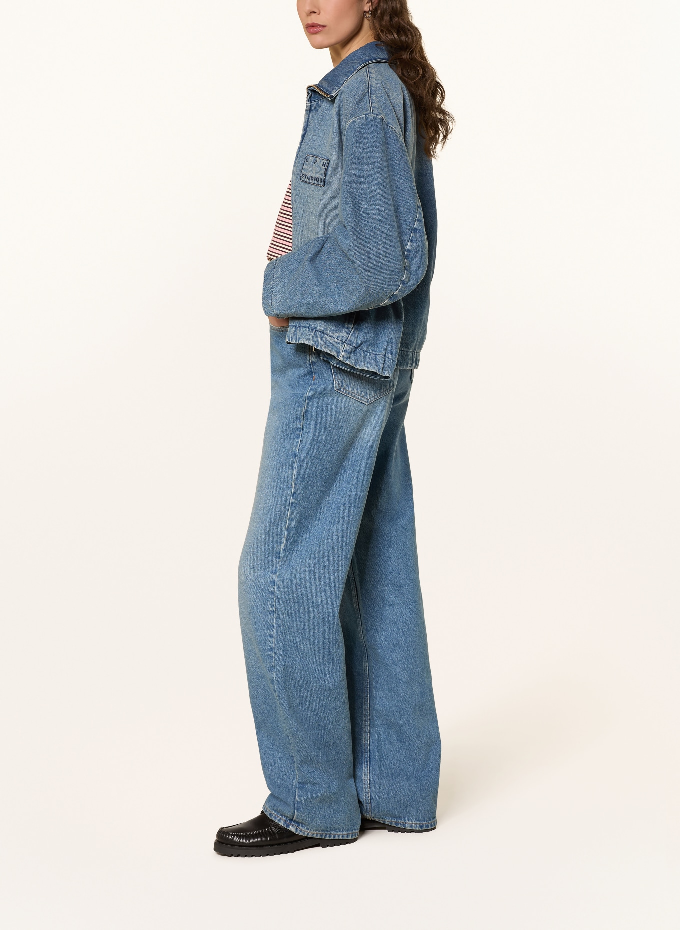 COPENHAGEN STUDIOS Jeans met wijde pijpen CPH: BLUE