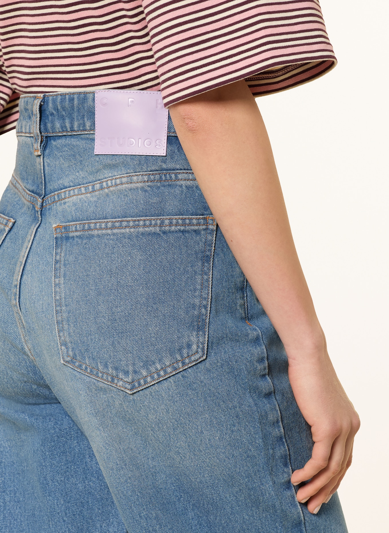 COPENHAGEN STUDIOS Jeans met wijde pijpen CPH: BLUE