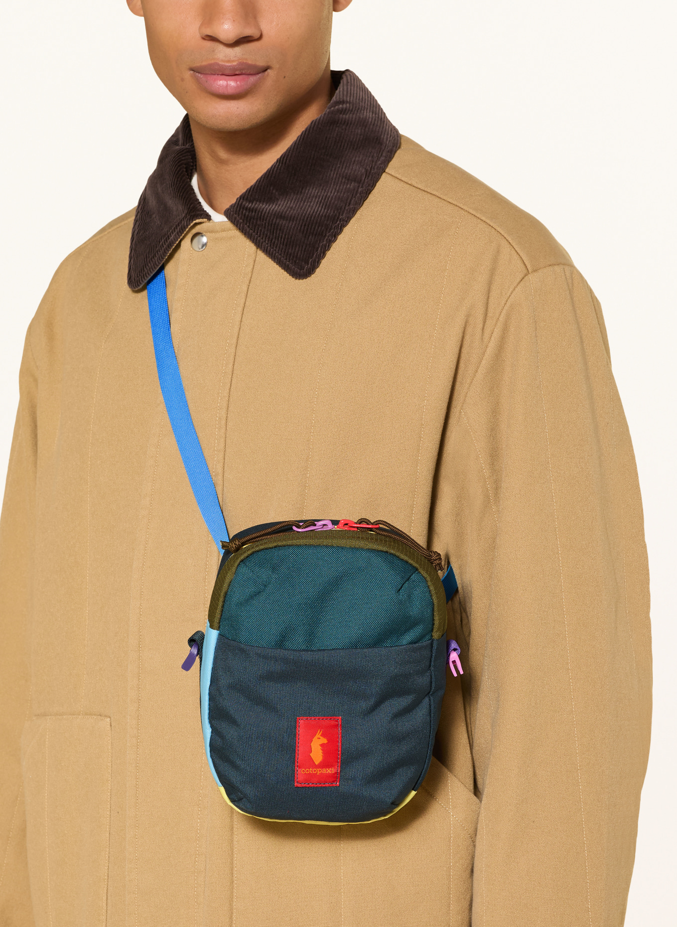 cotopaxi Schoudertas TODO DEL DÍA: ORANJE / OLIJF / PETROL