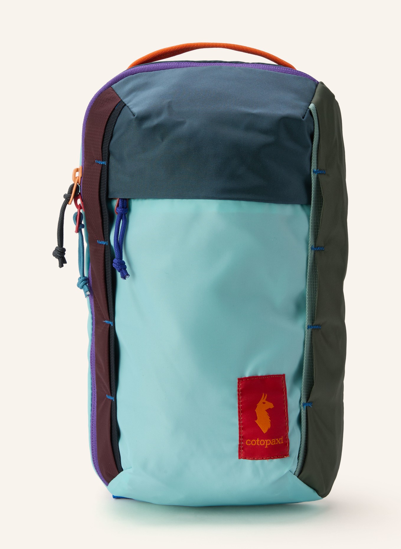 cotopaxi Schoudertas DEL DÍA: BLAUW / ROOD / GROEN