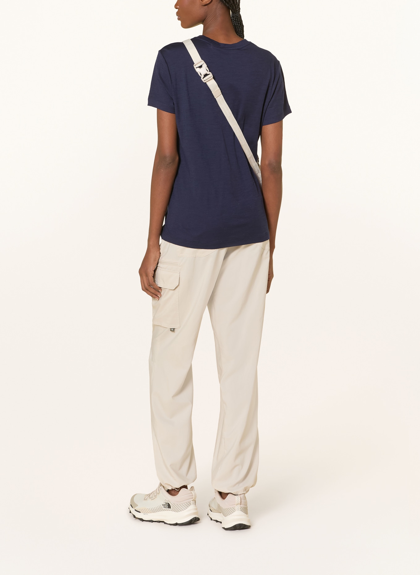 icebreaker Funktionsshirt MER 150 aus Merinowolle: BLAU / BLAUGRAU