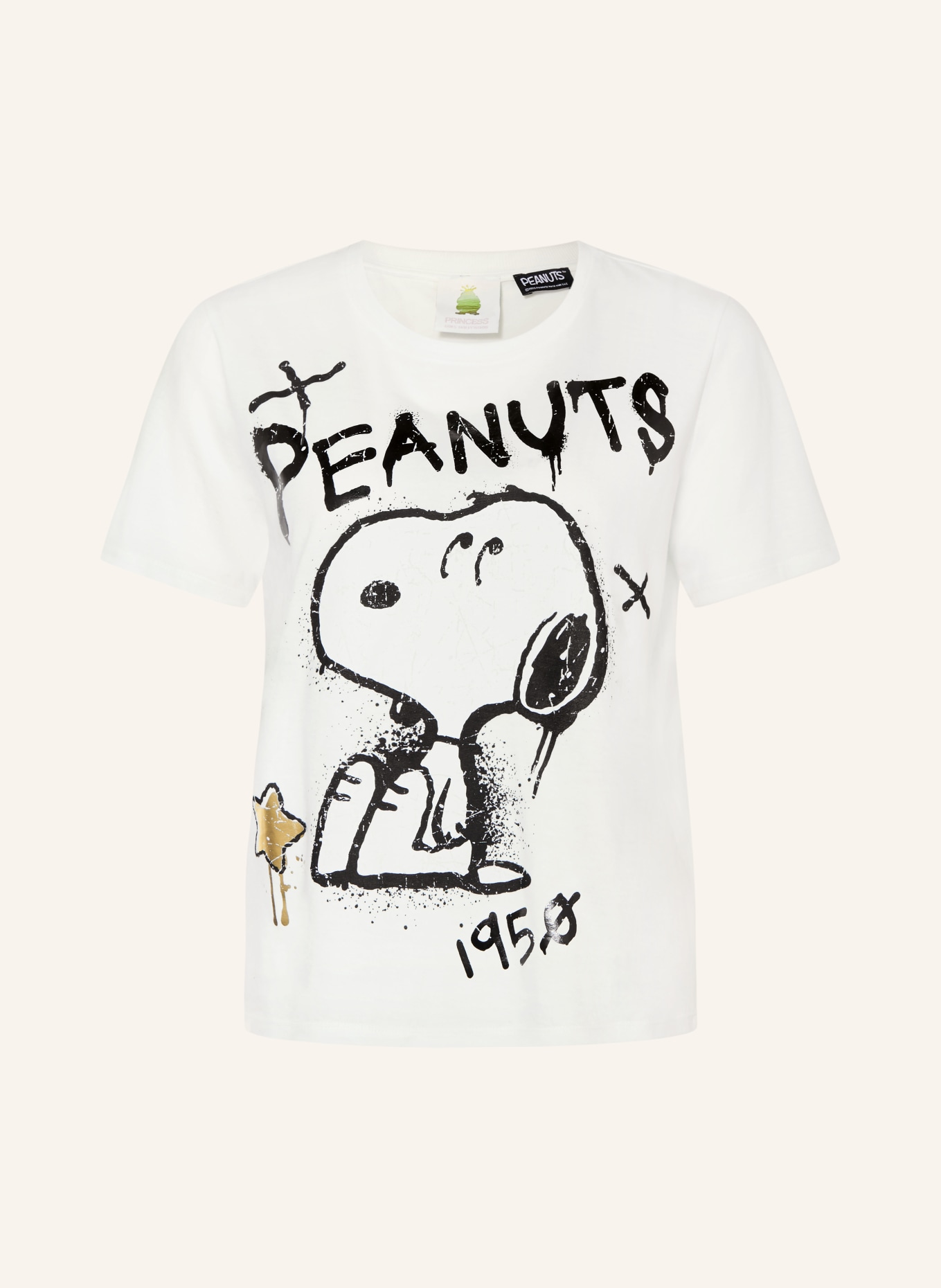 FrogBox koszulka: BIAŁY / ZŁOTY / CZARNY