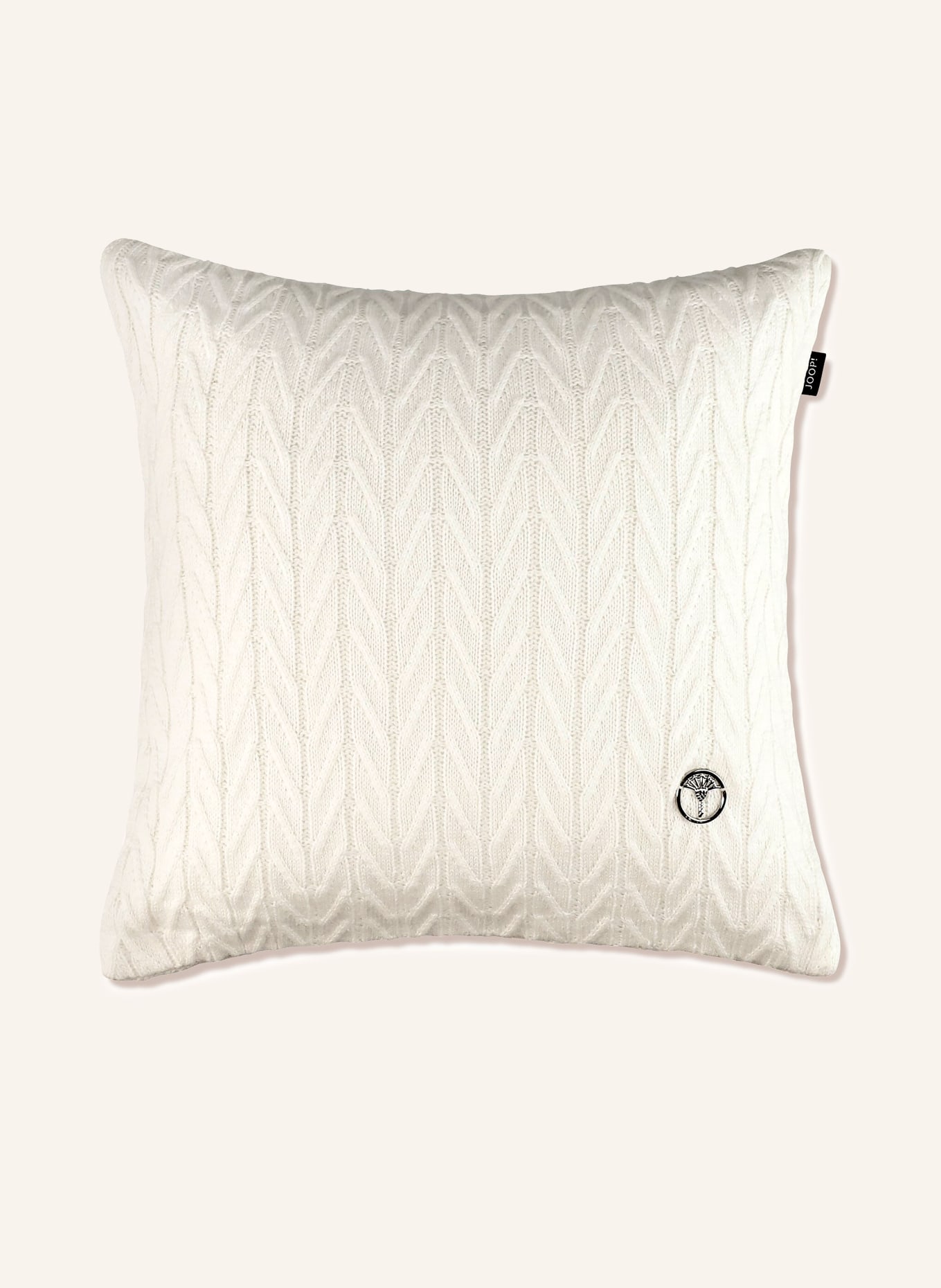 JOOP! Dekokissenhülle WEAVELLE: WEISS