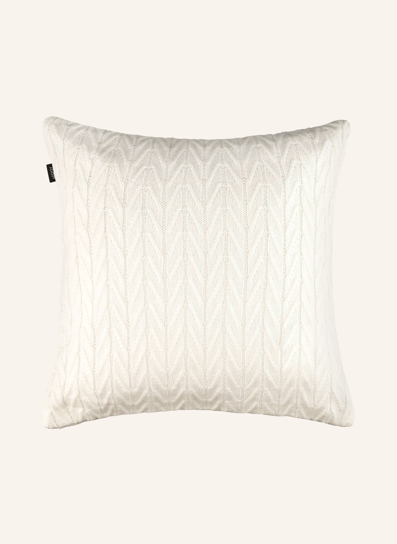 JOOP! Dekokissenhülle WEAVELLE: WEISS