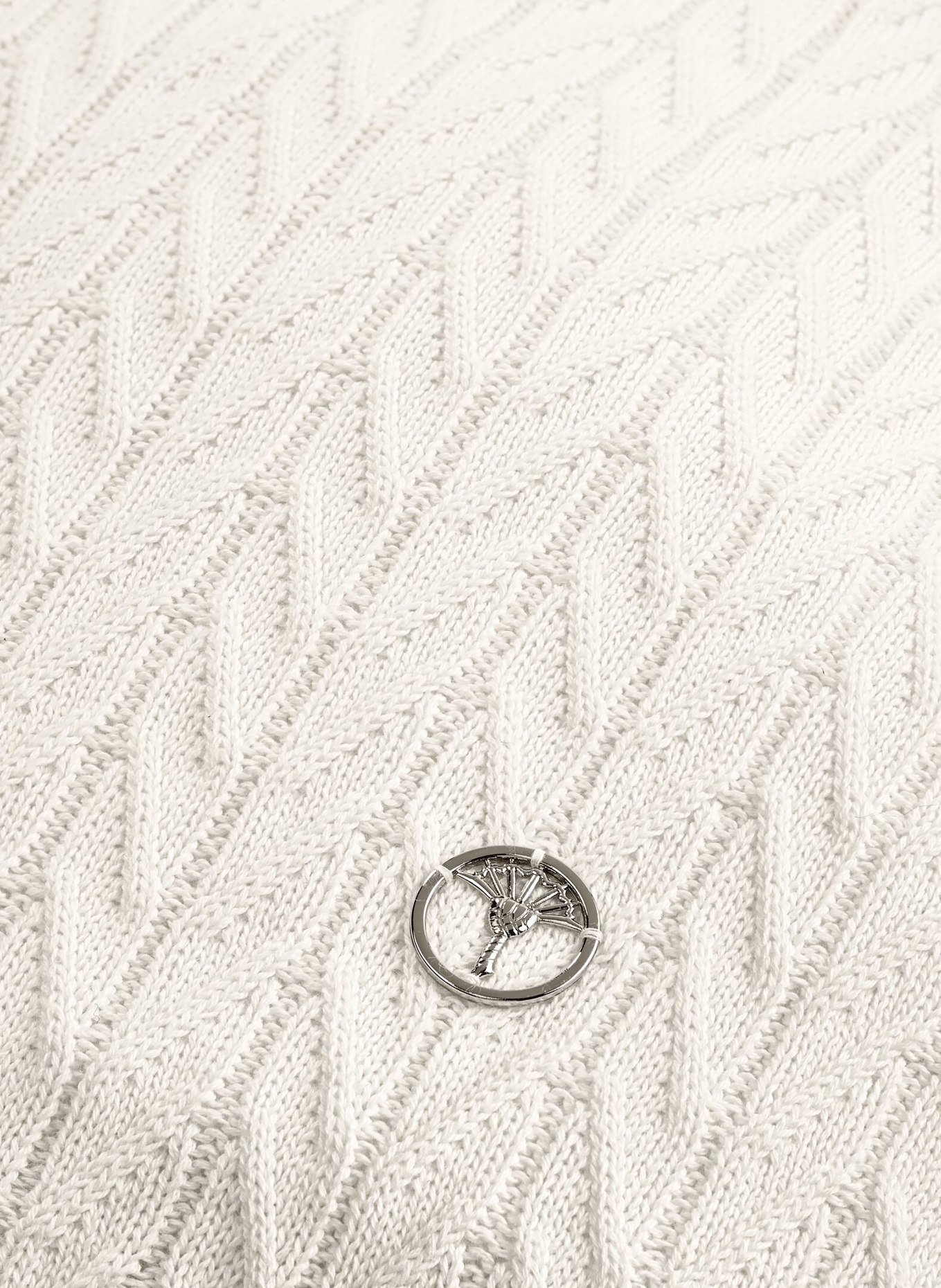 JOOP! Dekokissenhülle WEAVELLE: WEISS