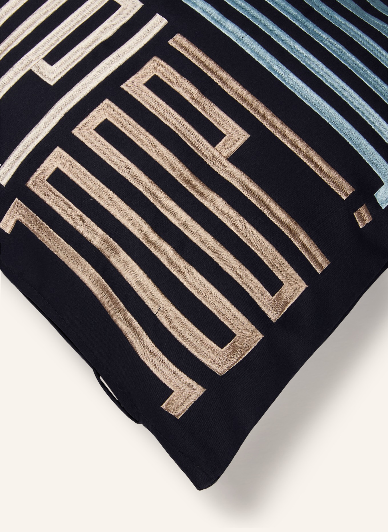 JOOP! Decokussenhoes BARS: ZWART