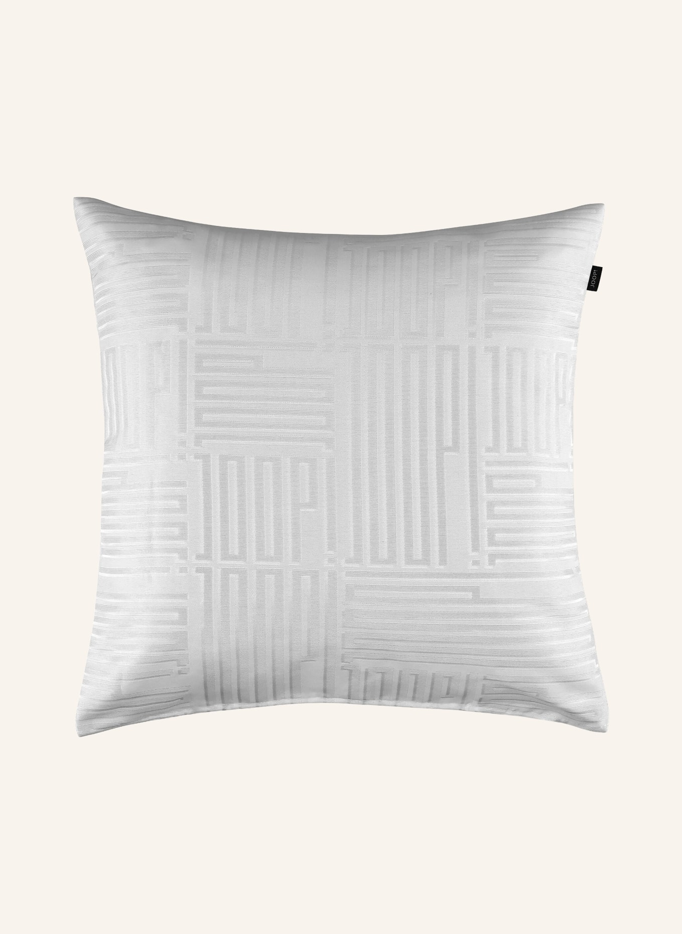 JOOP! Housse de coussin décorative FINE BARS: CRÈME