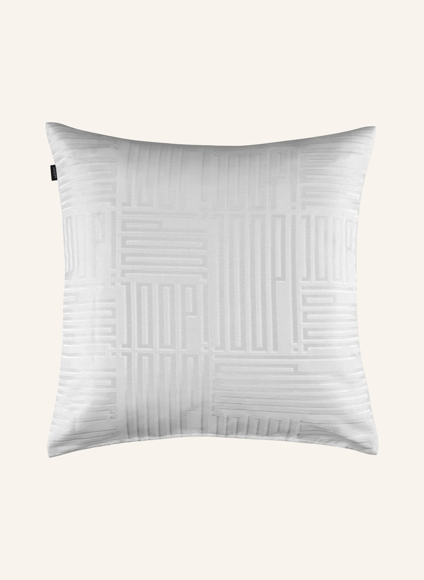 JOOP! Housse de coussin décorative FINE BARS: CRÈME