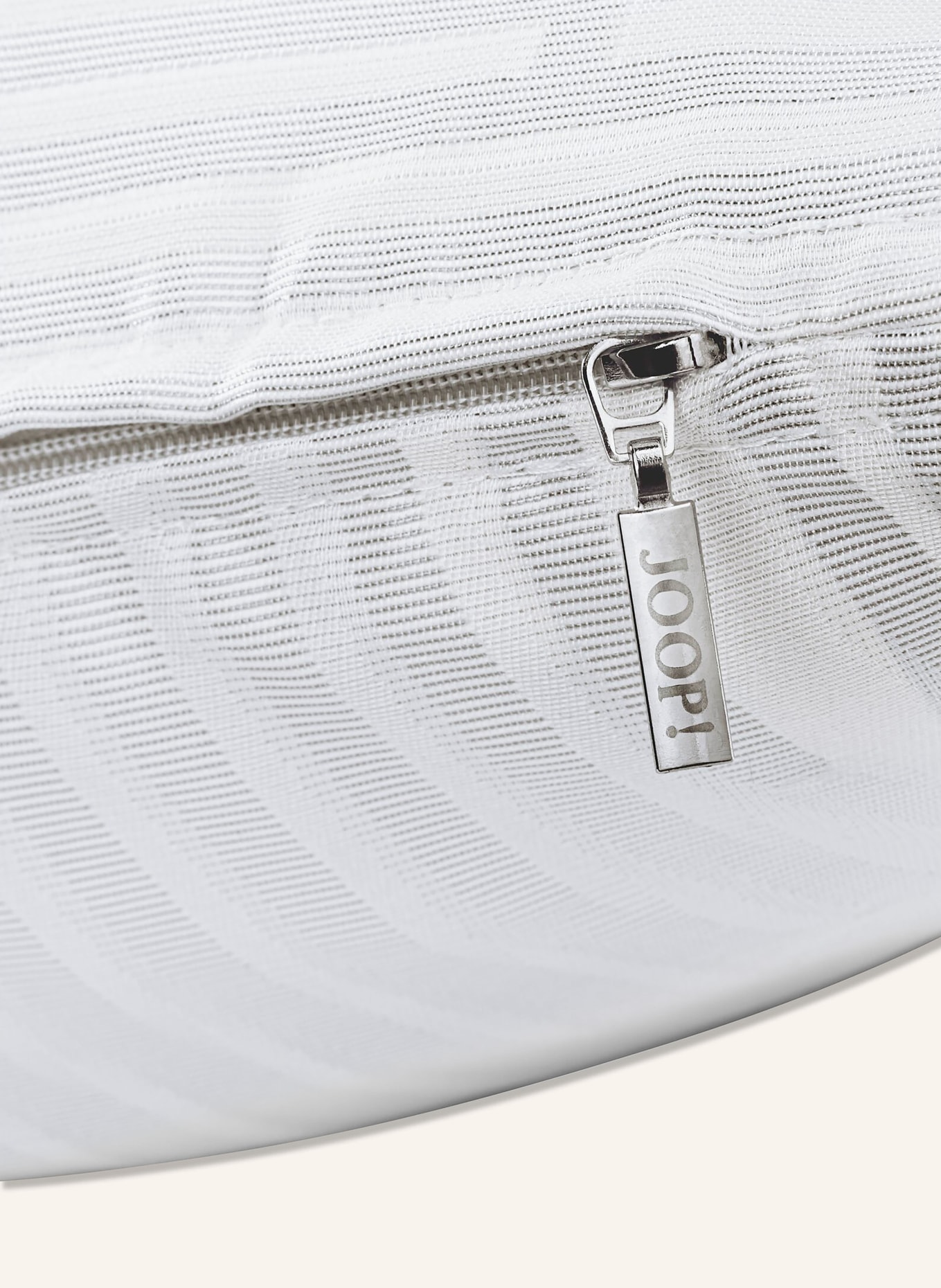JOOP! Housse de coussin décorative FINE BARS: CRÈME