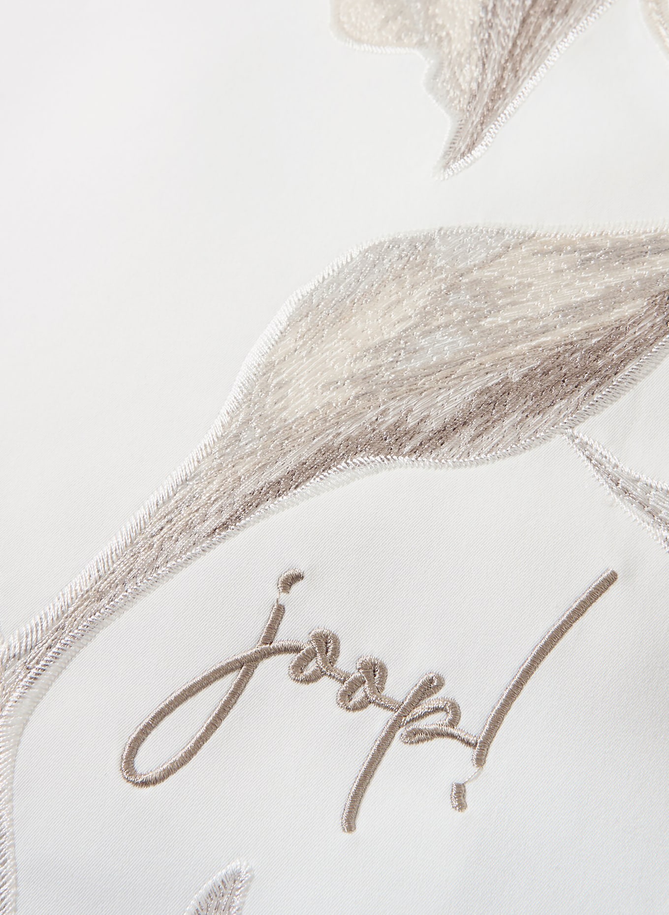 JOOP! Housse de coussin décorative FLORA: CRÈME / BEIGE