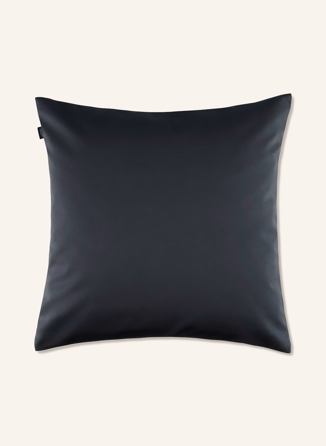 JOOP! Housse de coussin décorative FLORA: BLEU FONCÉ / GRIS