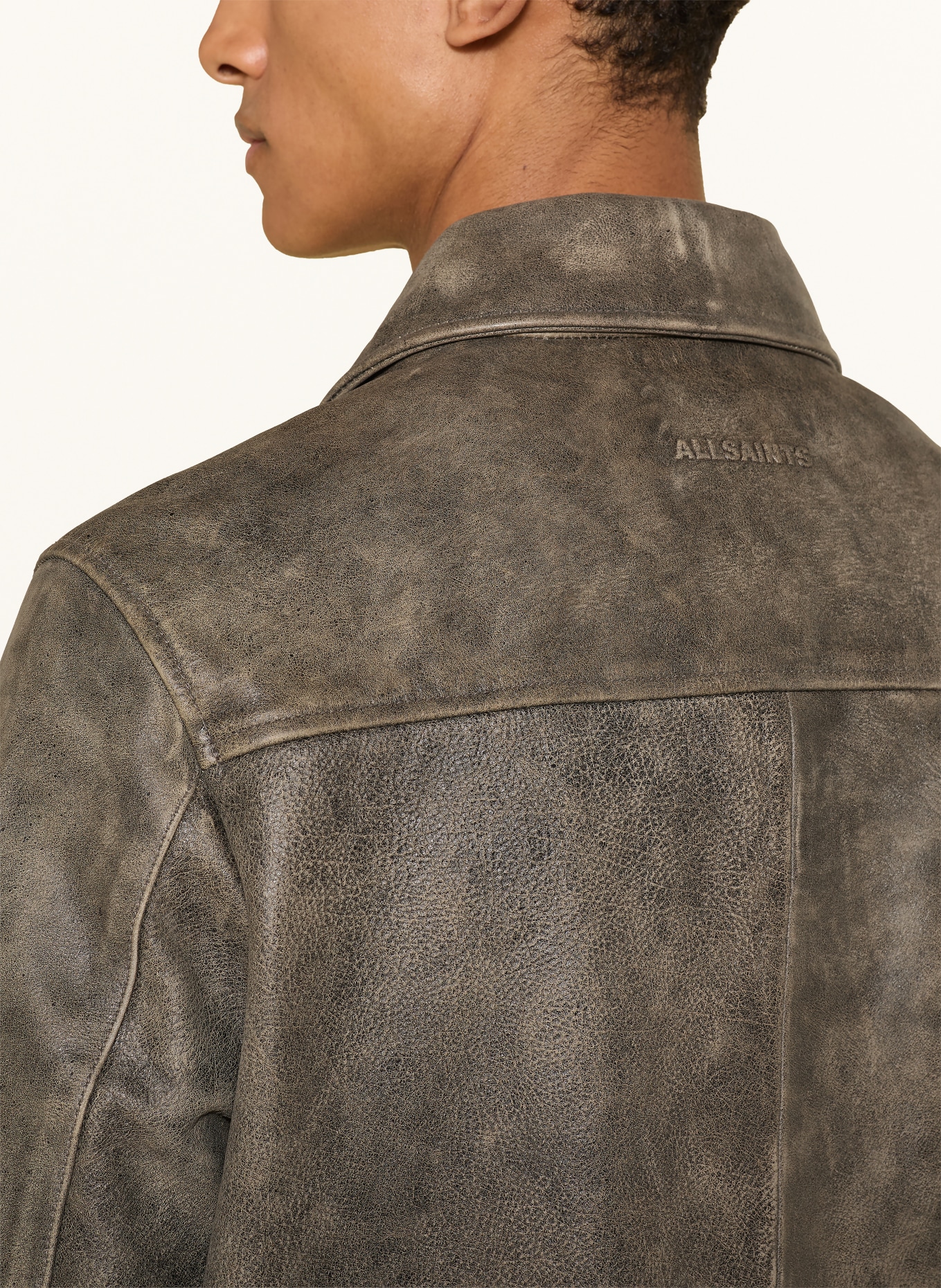 ALLSAINTS Lederjacke MARLAND: BRAUN