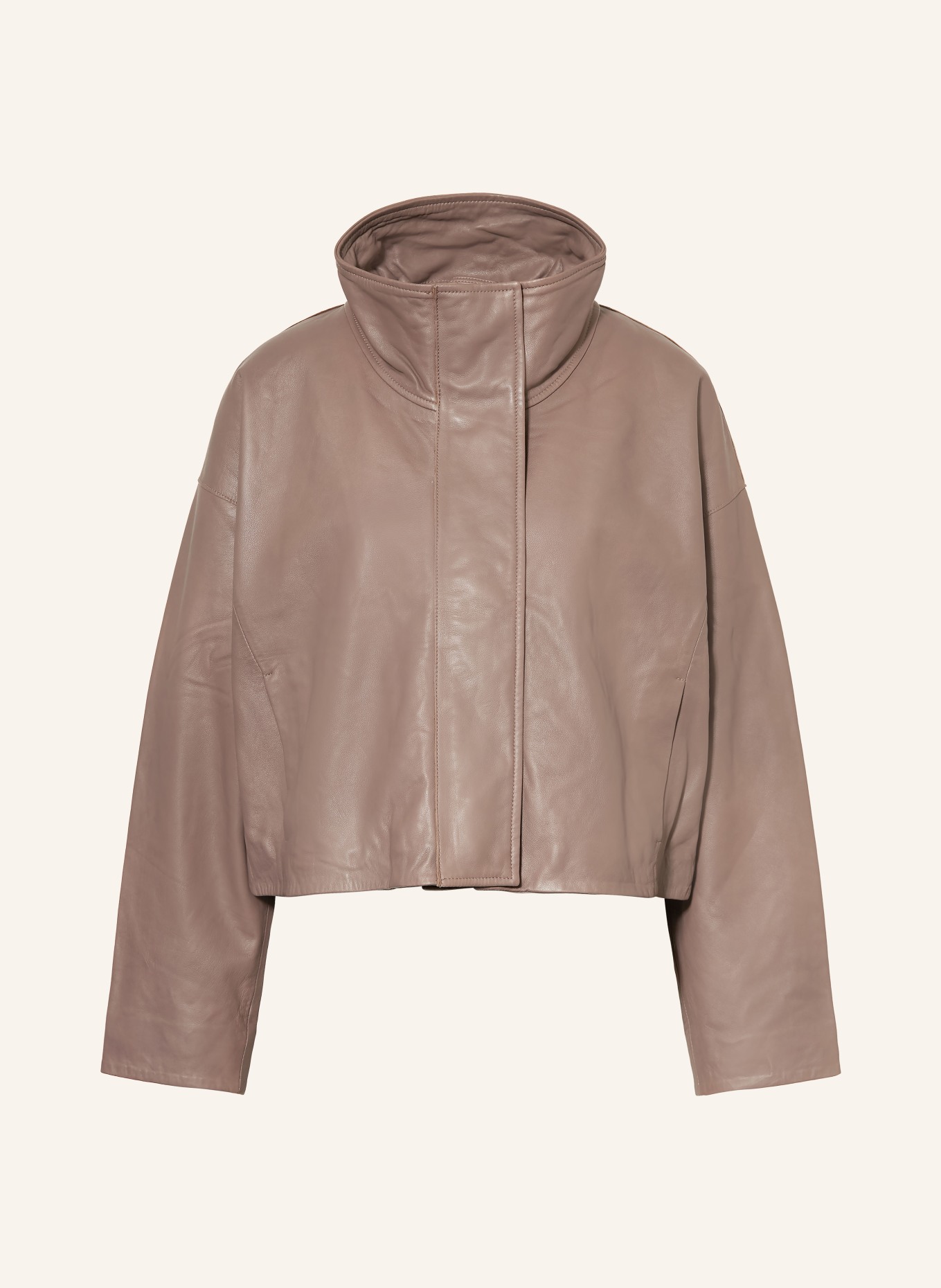 ALLSAINTS Veste en cuir RYDER: MARRON CLAIR