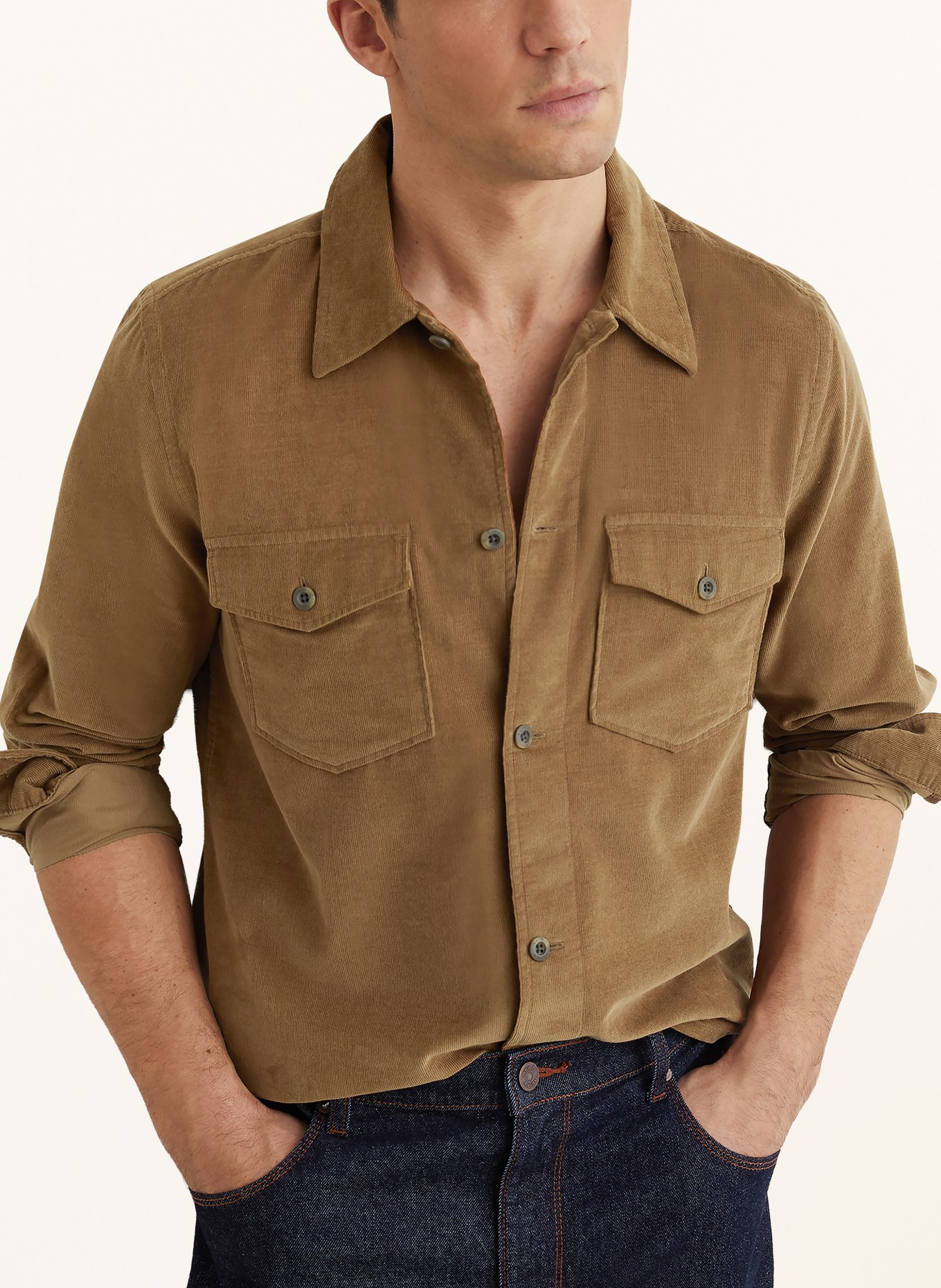 REISS Cord-overshirt KAI: BRUIN