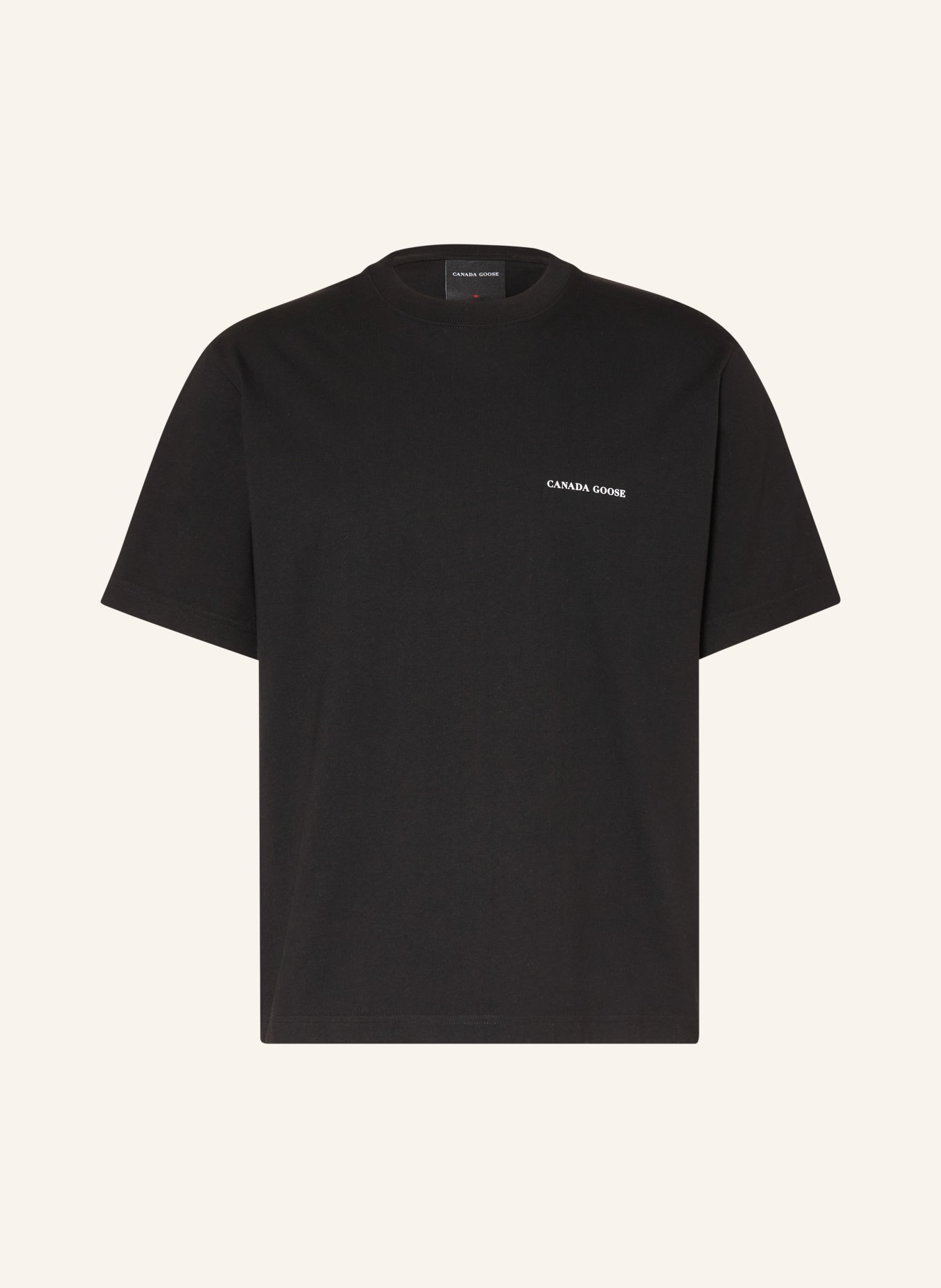 COS piqué polo shirt: BLACK / WHITE