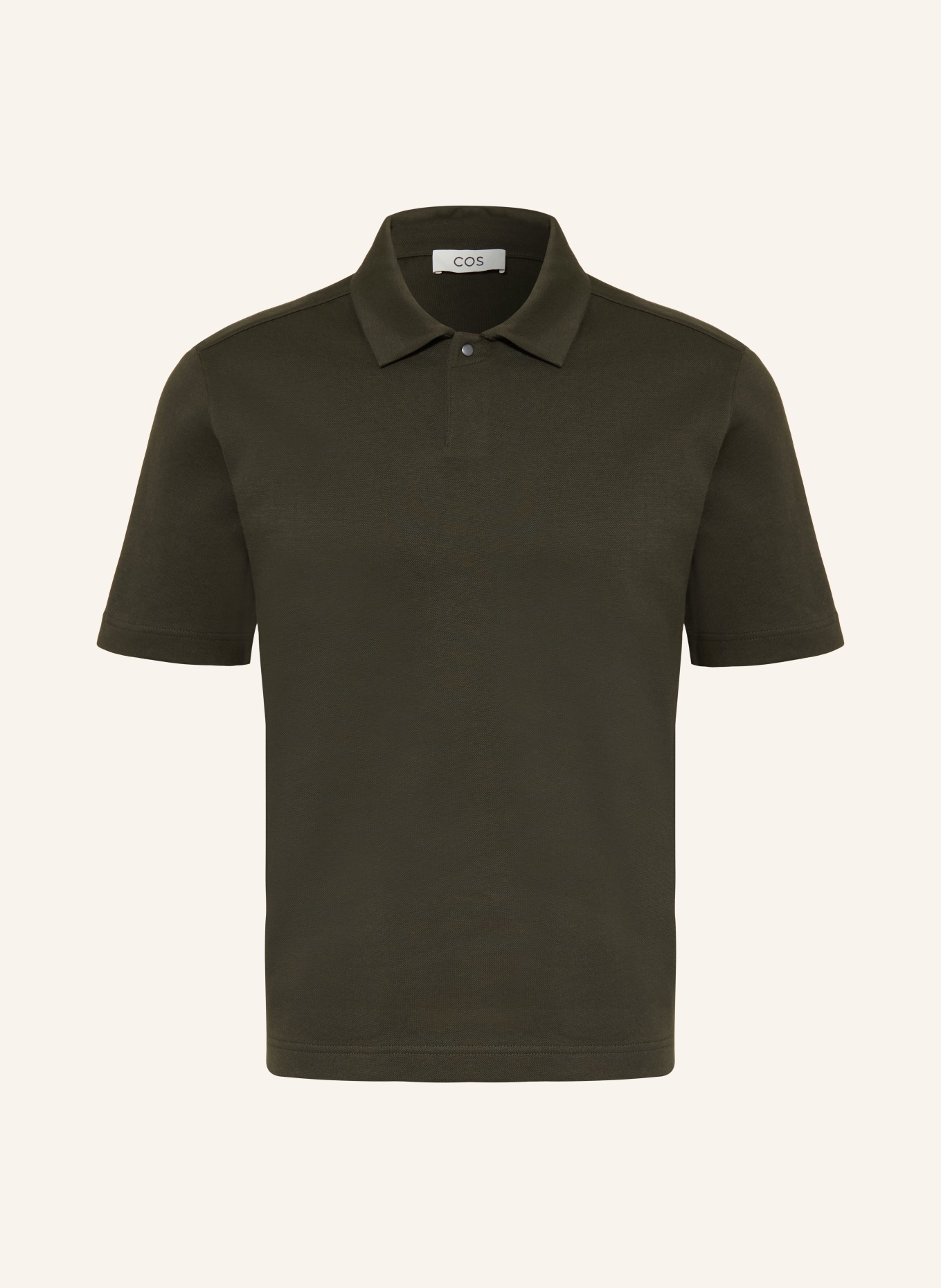 COS Polo piqué: OLIVE