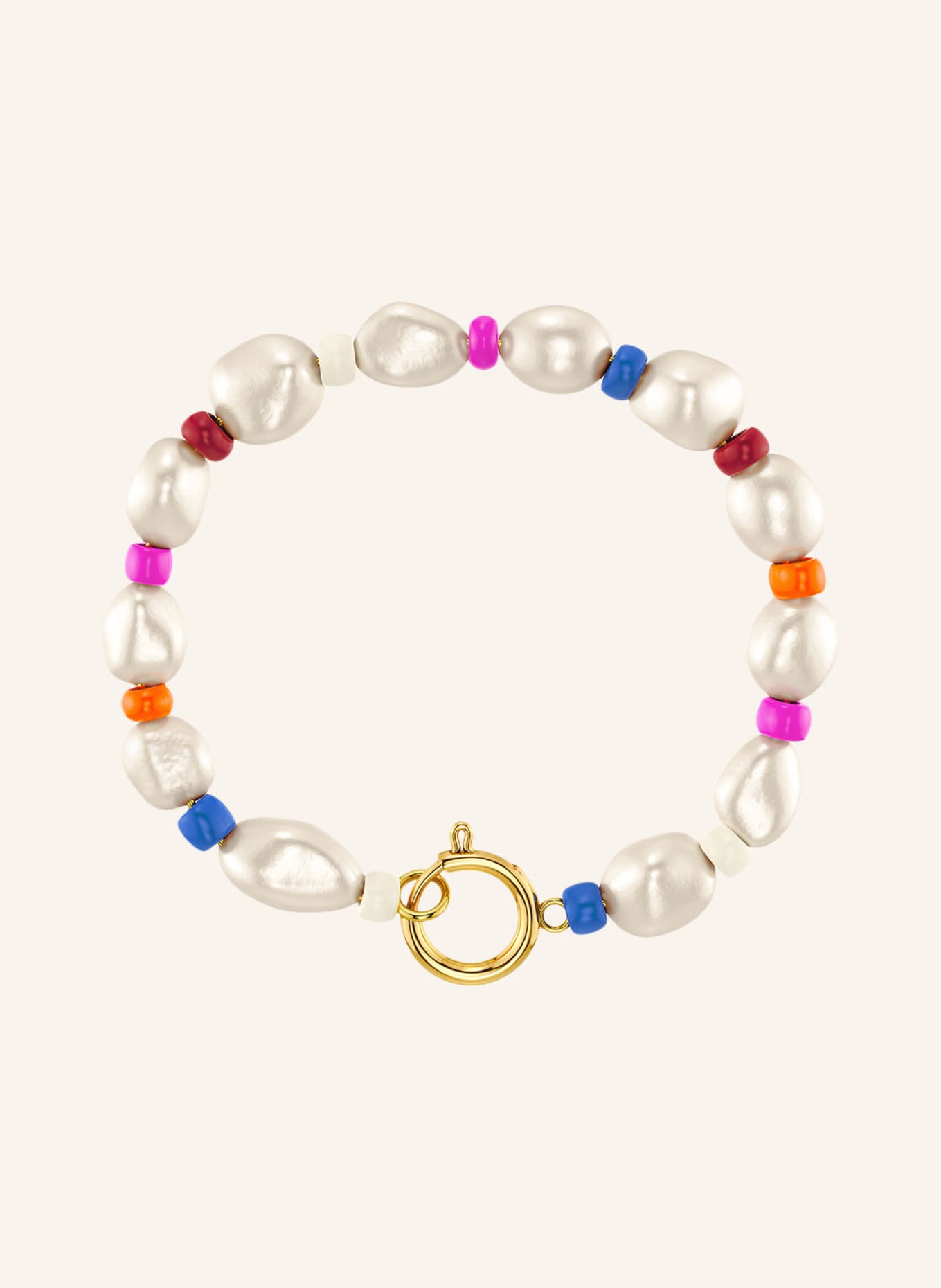 EDBLAD Náramek VOYAGE: BÍLÁ / RŮŽOVÁ / MODRÁ