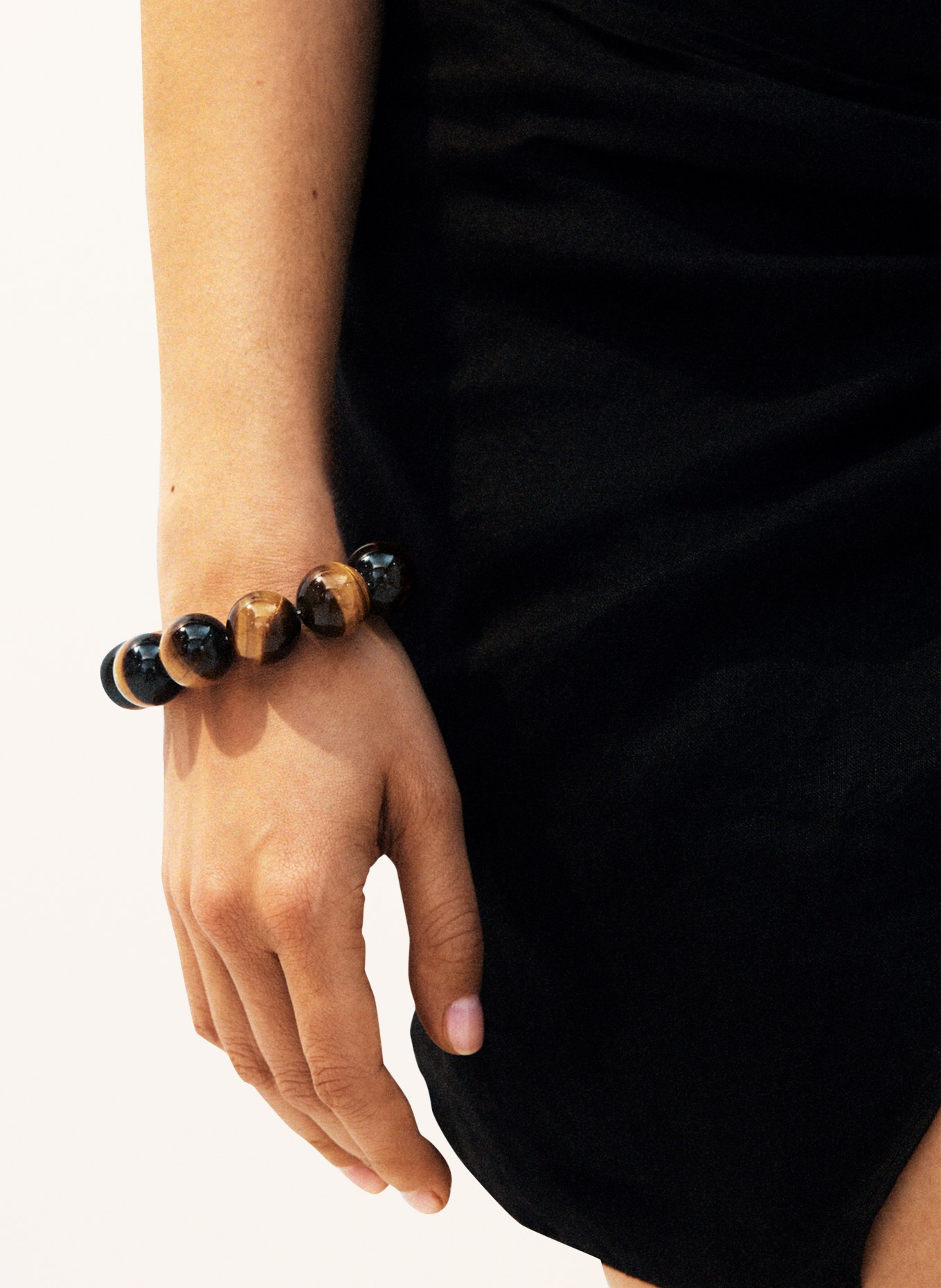 EDBLAD Náramek AURA: HNĚDÁ / ZLATÁ