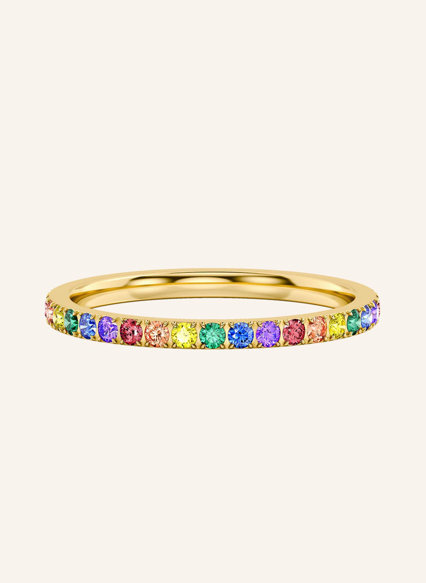 EDBLAD RAINBOW Ring: GOLD / RED / BLUE