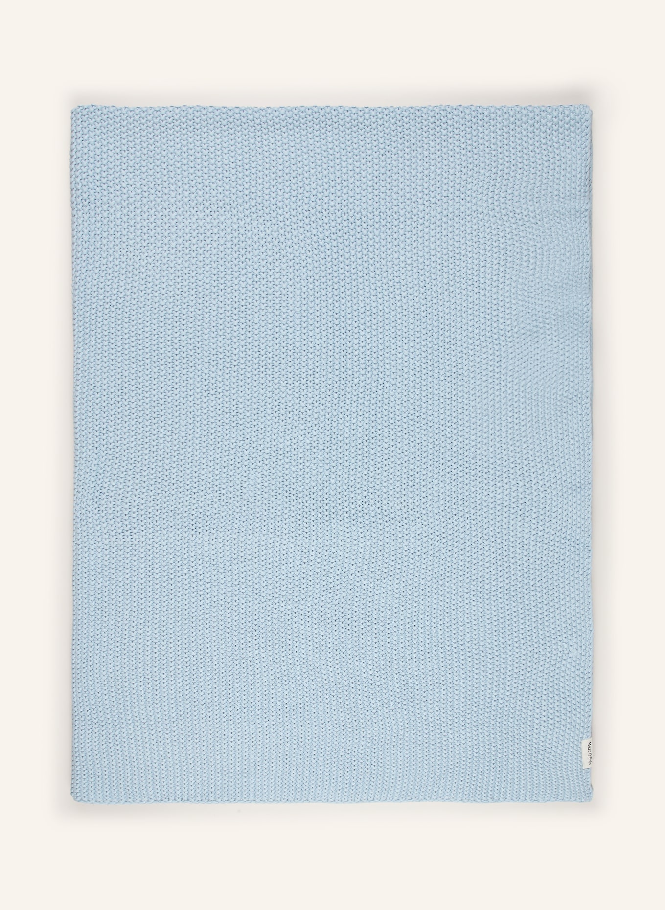 Marc O'Polo Plaid NORDIC KNIT: BLEU CLAIR