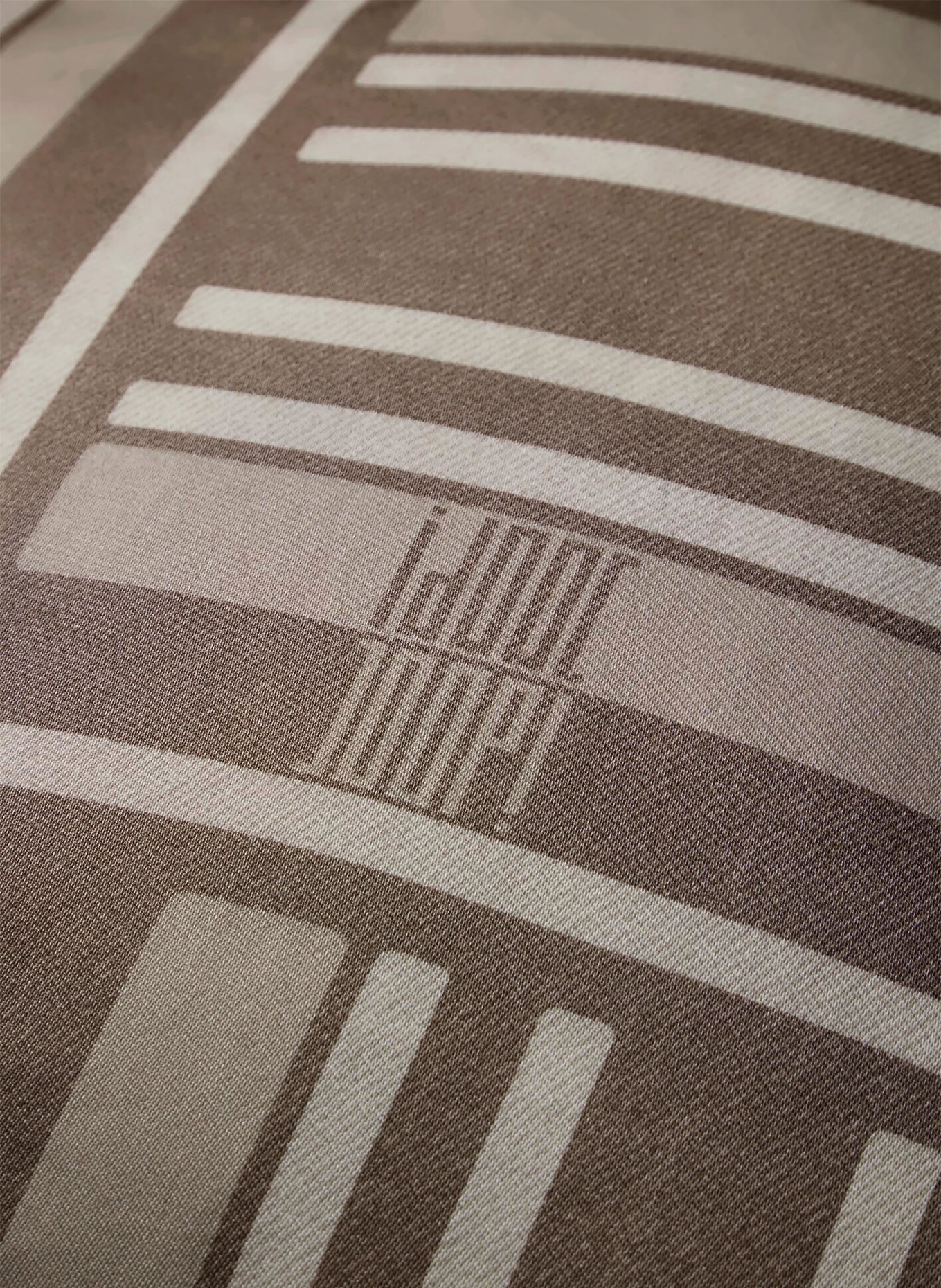 JOOP! Linge de lit WEAVE: TAUPE / CRÈME