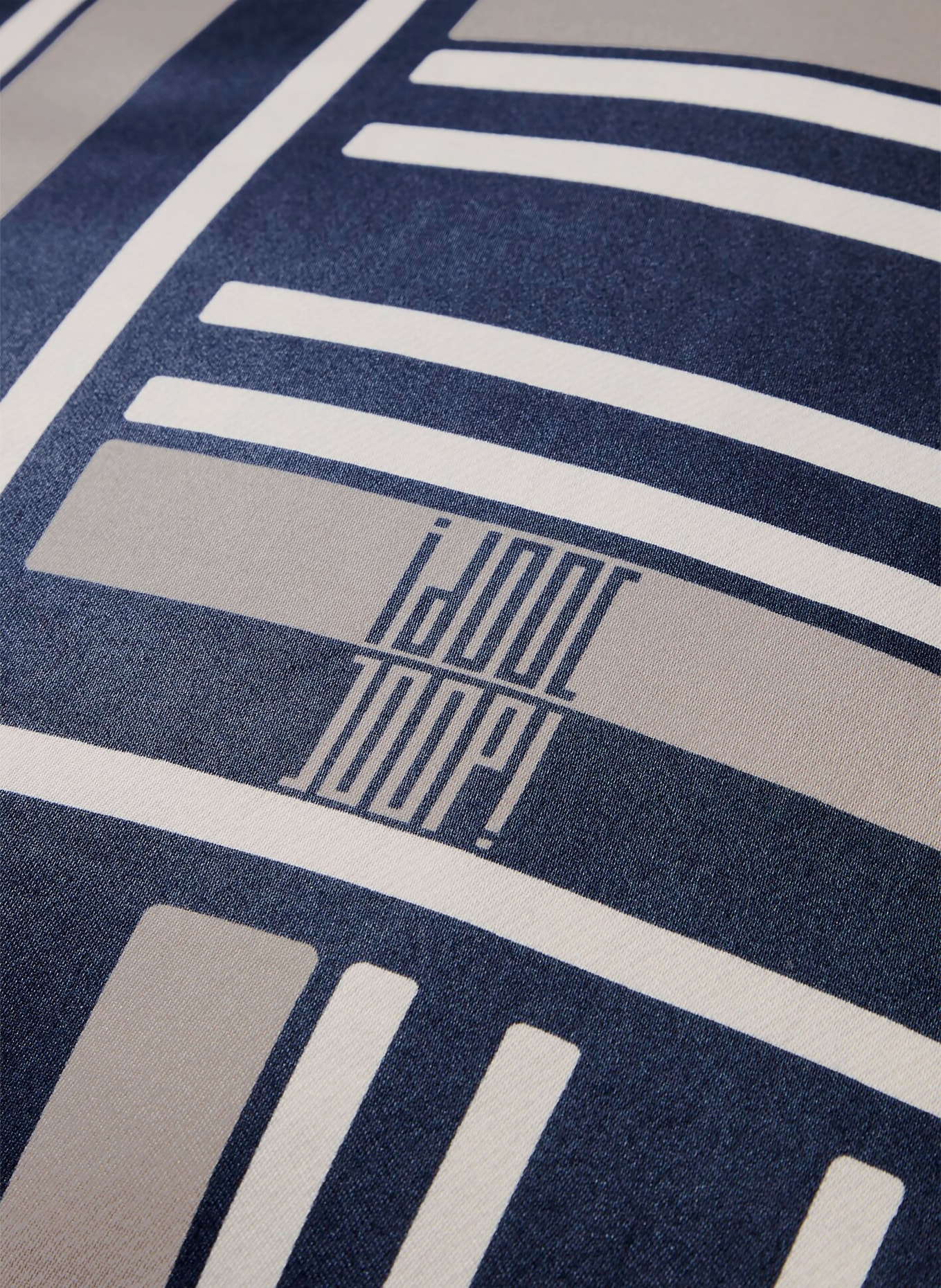 JOOP! Linge de lit WEAVE: BLEU FONCÉ / GRIS / BLANC