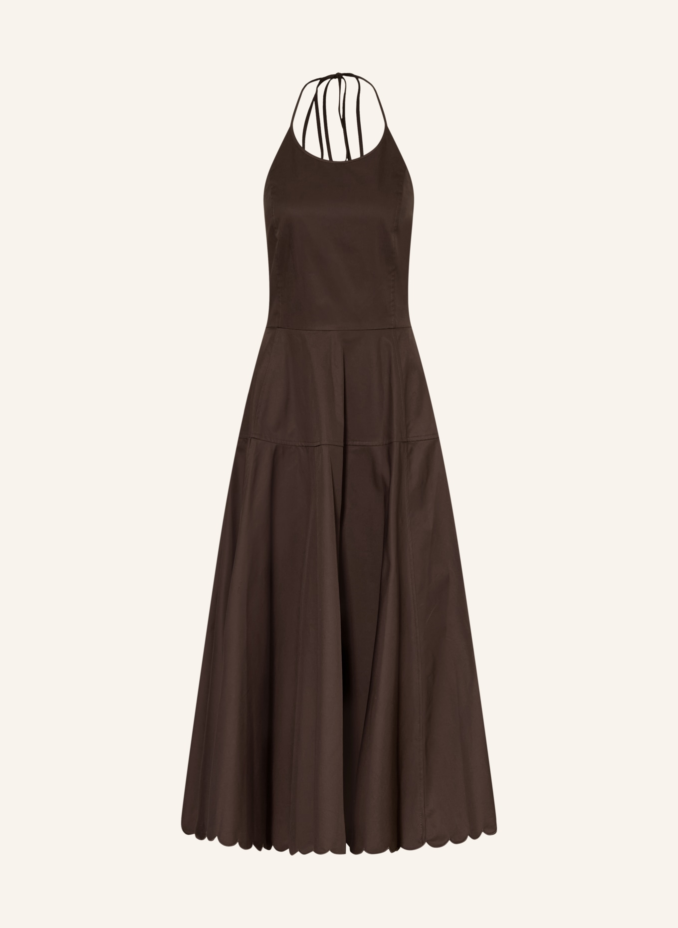 MRS & HUGS Robe: MARRON FONCÉ