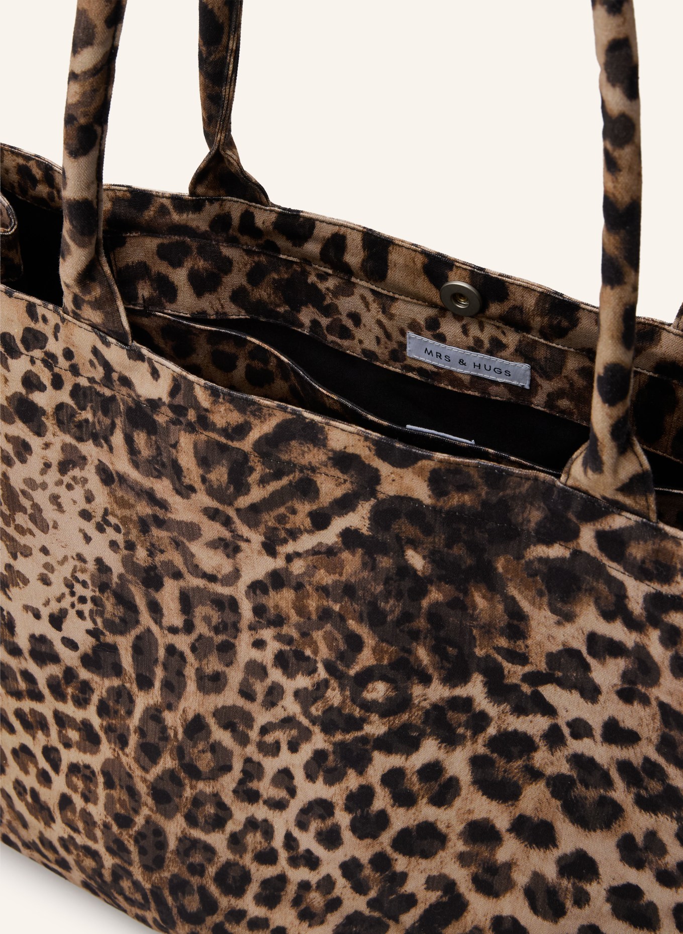 MRS & HUGS Shopper: SCHWARZ / HELLBRAUN / BRAUN