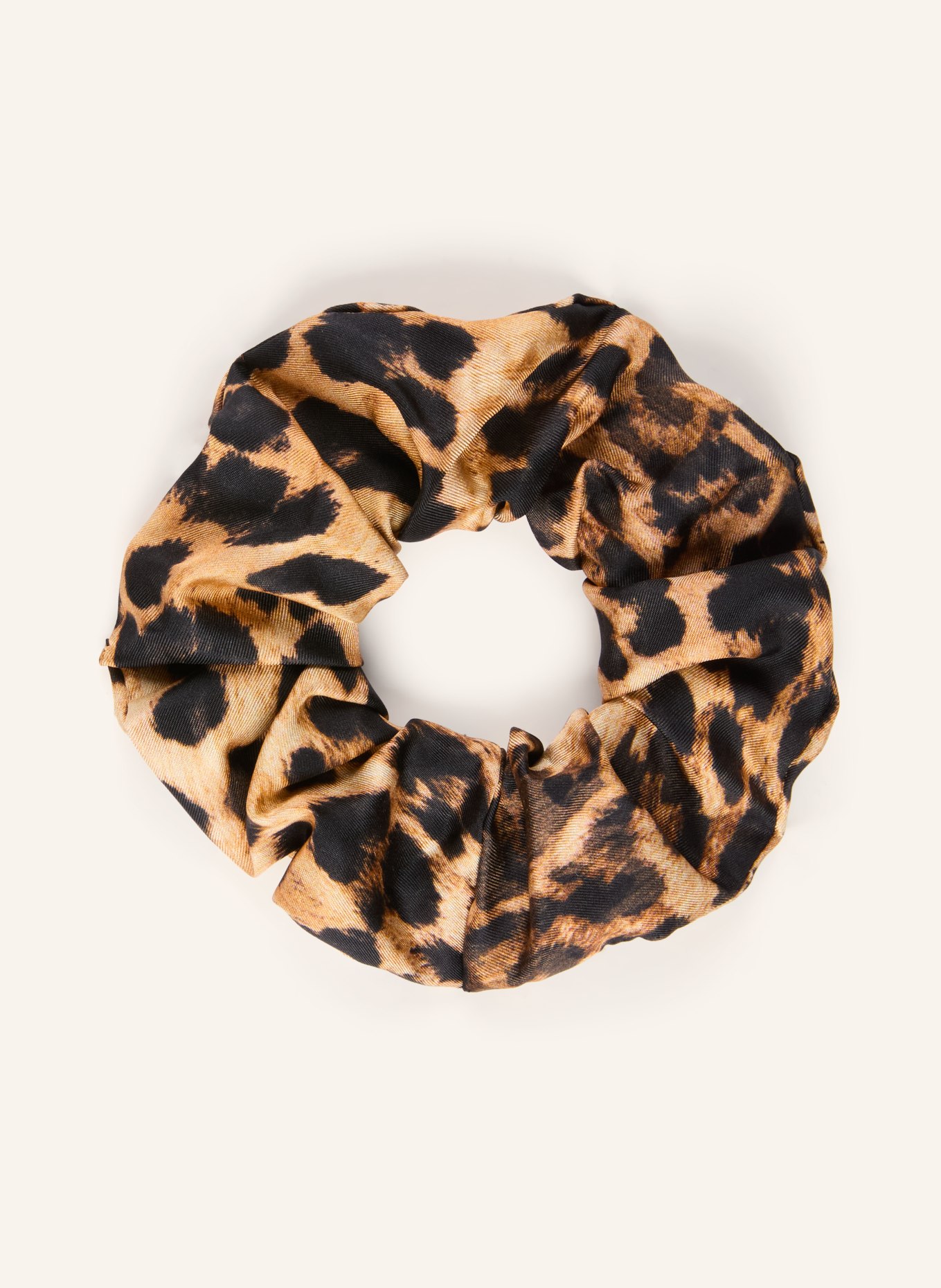 MRS & HUGS Haargummi aus Seide: HELLBRAUN / BRAUN / SCHWARZ