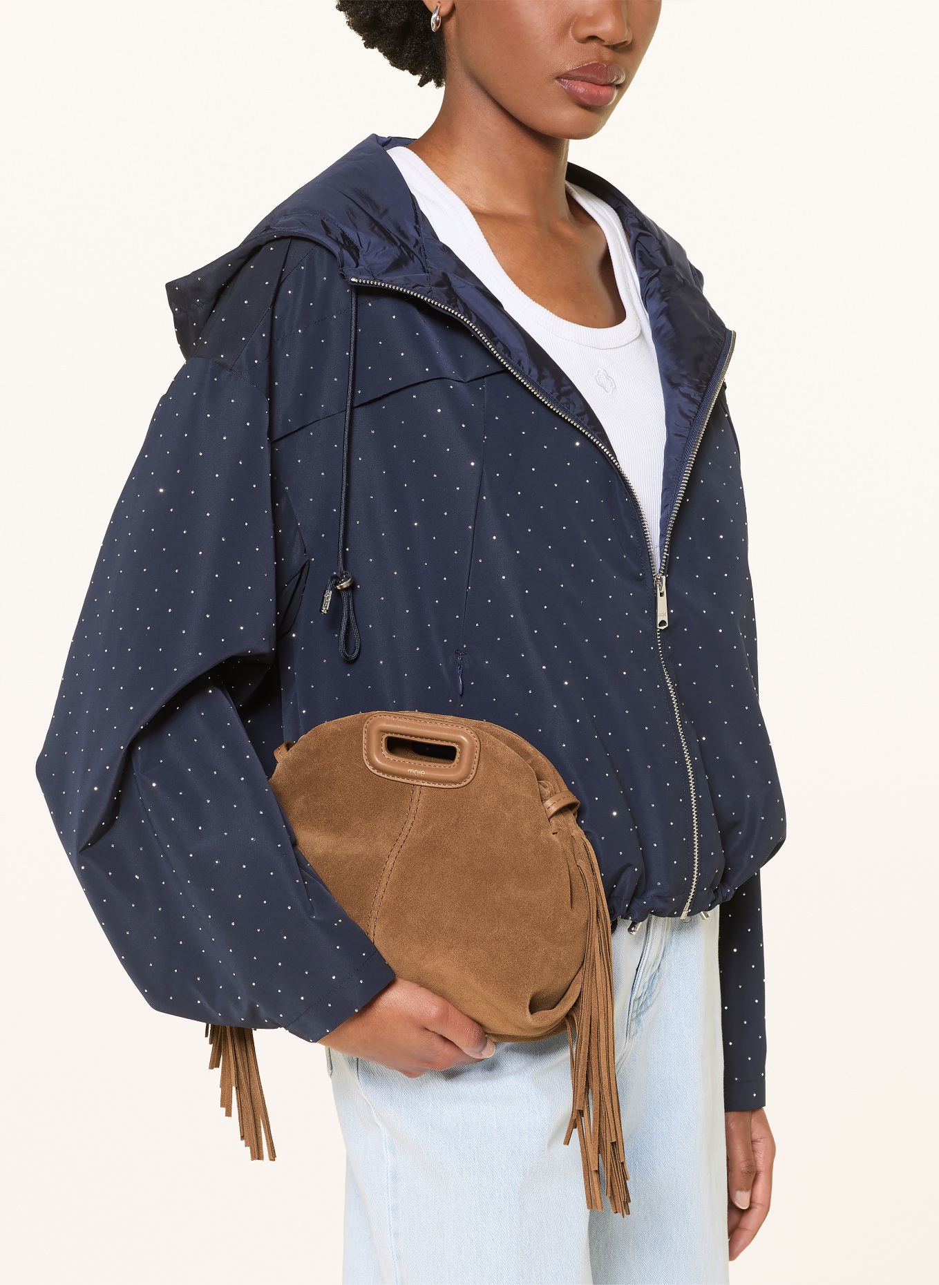 maje torba na ramię: JASNOBRĄZOWY