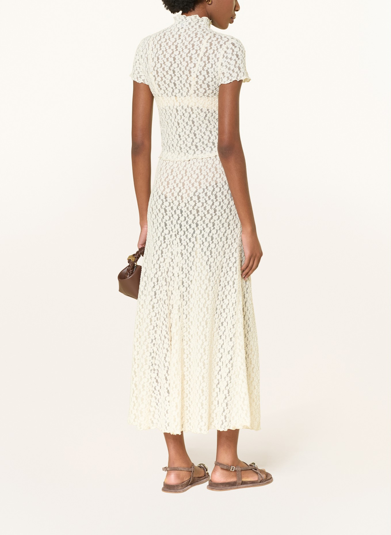 MRS & HUGS Bluzka z koronki: KREMOWY