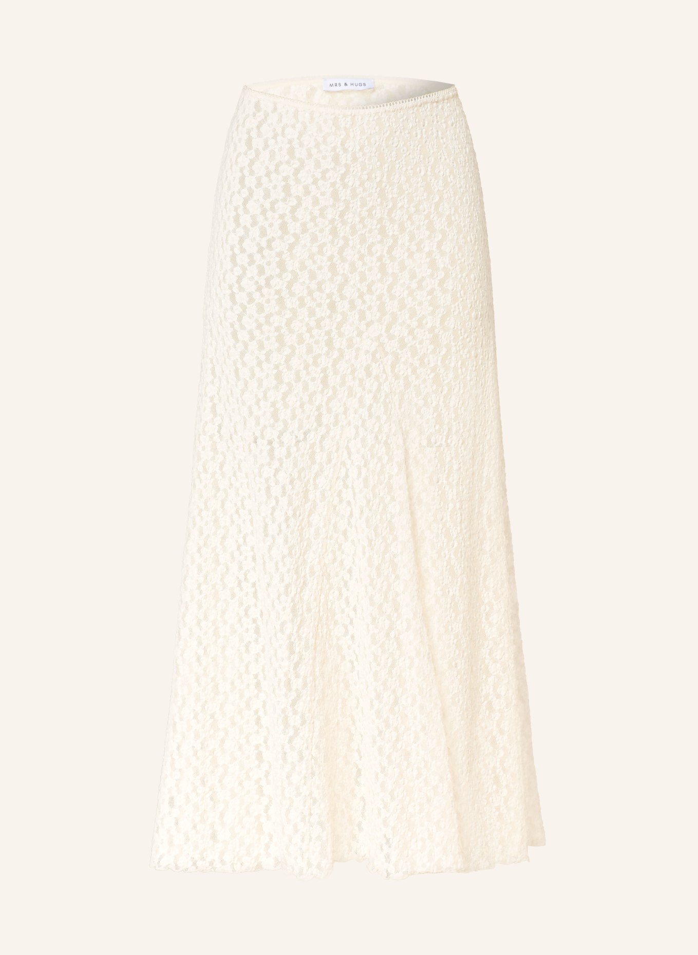 MRS & HUGS krajková sukně: KRÉMOVÁ