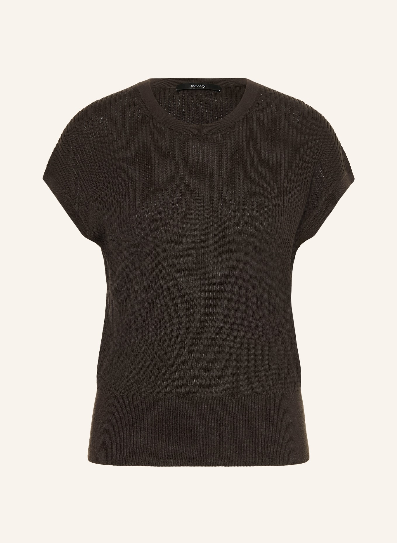 someday Strickshirt TIANNA: DUNKELBRAUN
