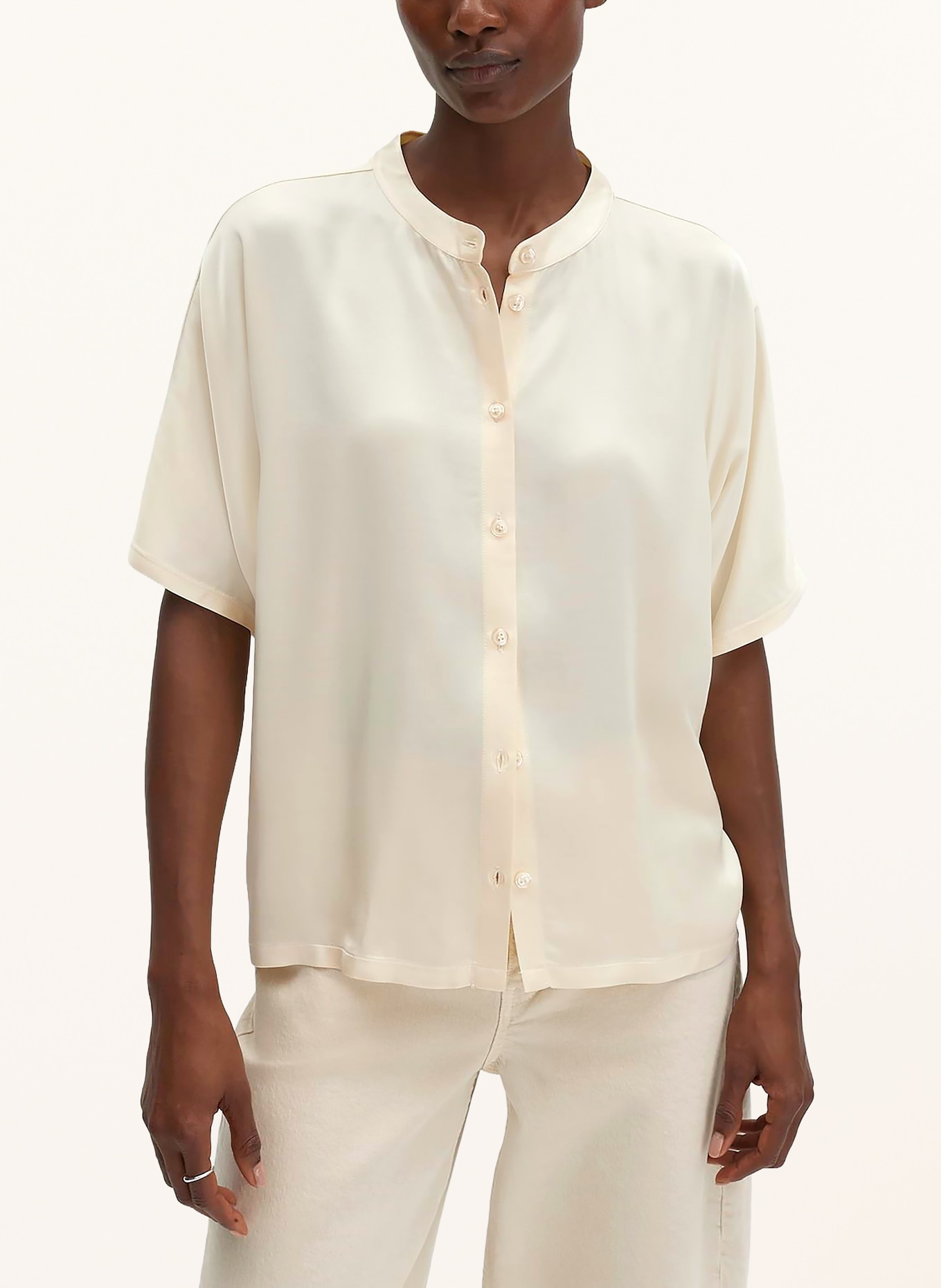 someday KENSI Blouse in a mix of materials: BEIGE