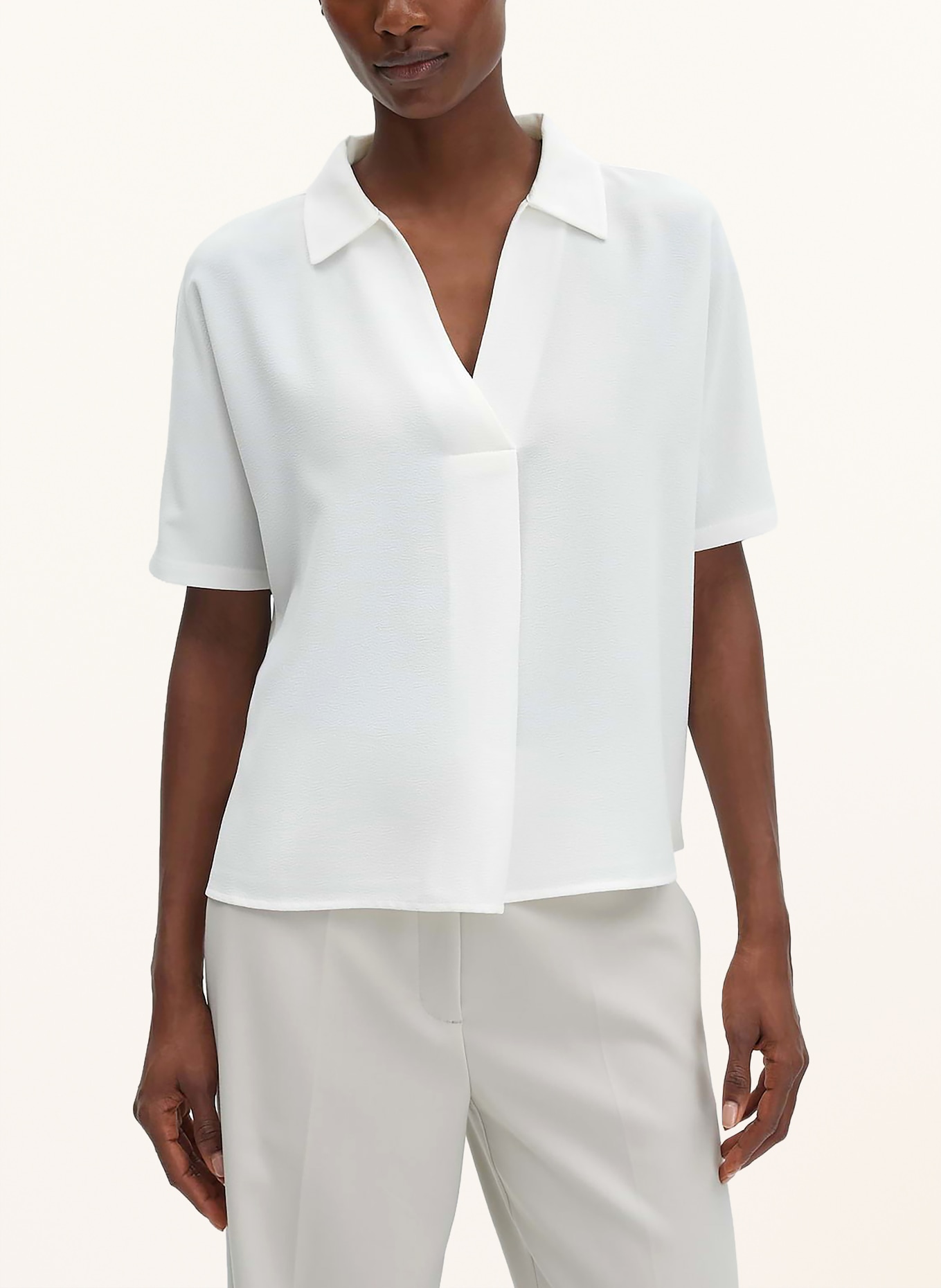 someday KELIANE Blouse Shirt in a mix of materials: WHITE