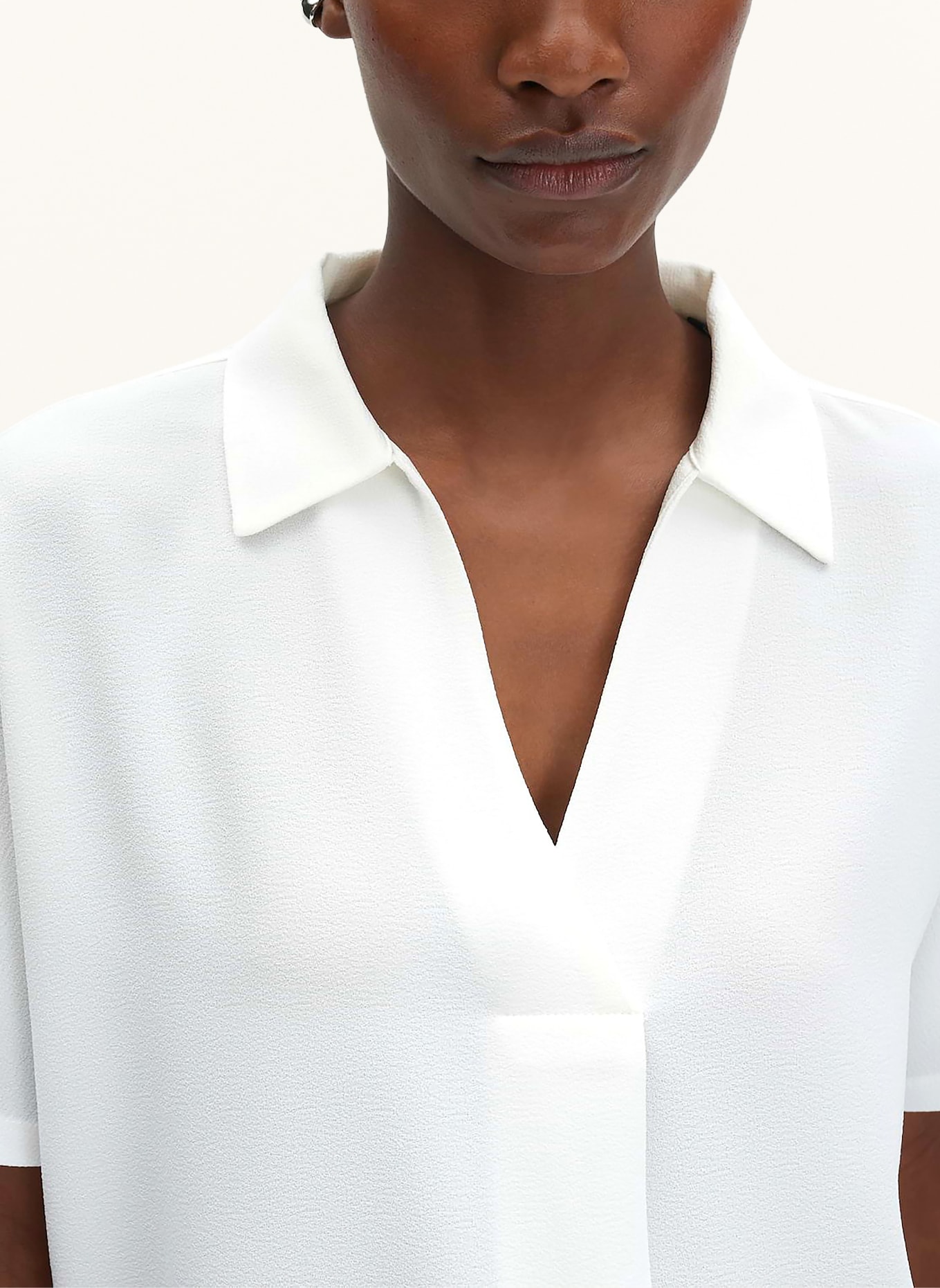 someday KELIANE Blouse Shirt in a mix of materials: WHITE