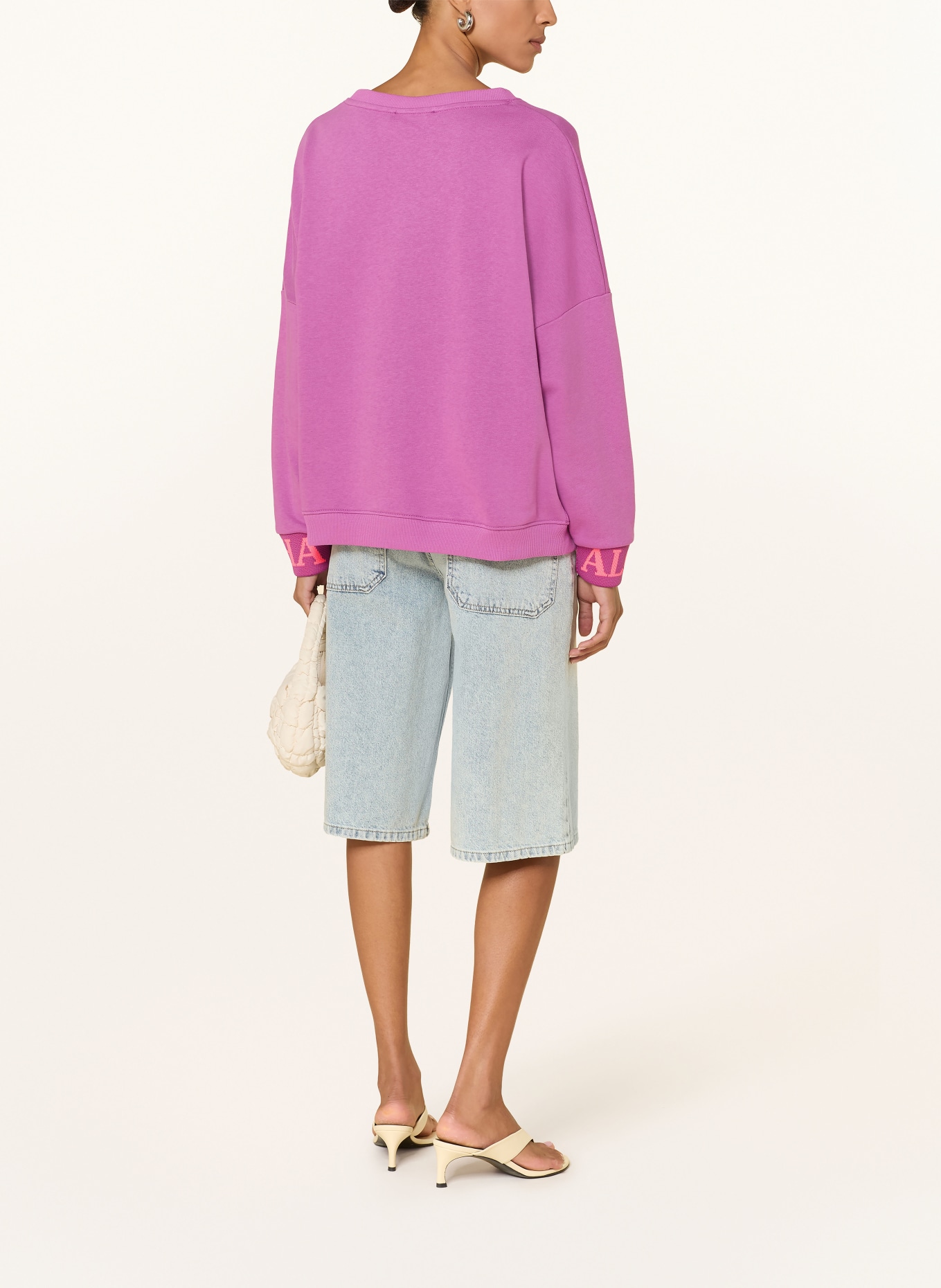 miss goodlife Sweatshirt: FUCHSIA / NEONROZE / NEONORANJE