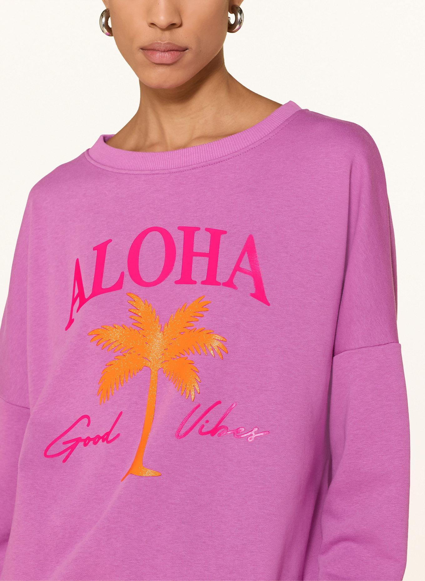 miss goodlife Sweatshirt: FUCHSIA / NEONROZE / NEONORANJE