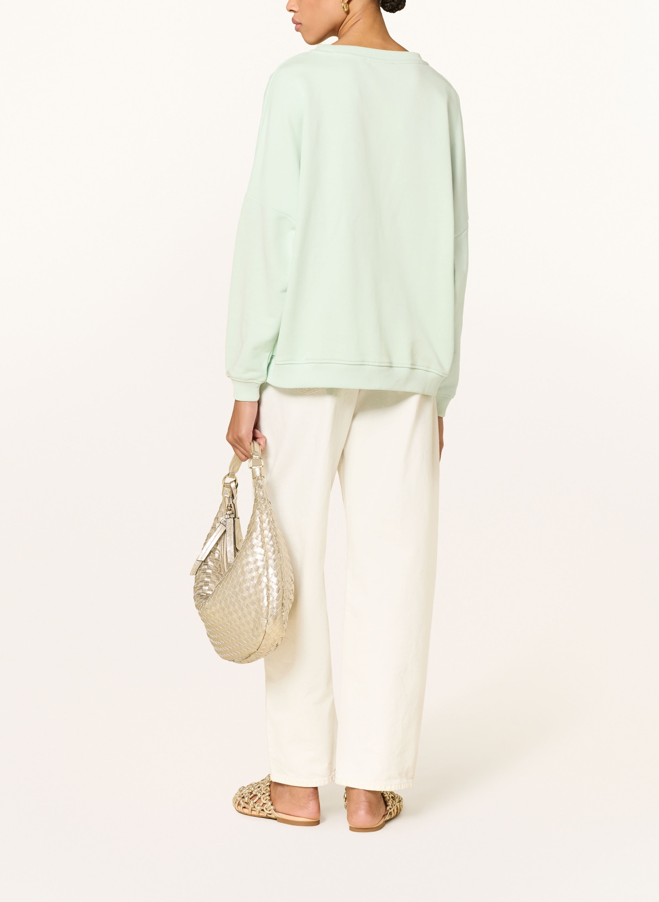 miss goodlife Sweatshirt met pailletten: MINT / VIEUX ROSE / NEONORANJE