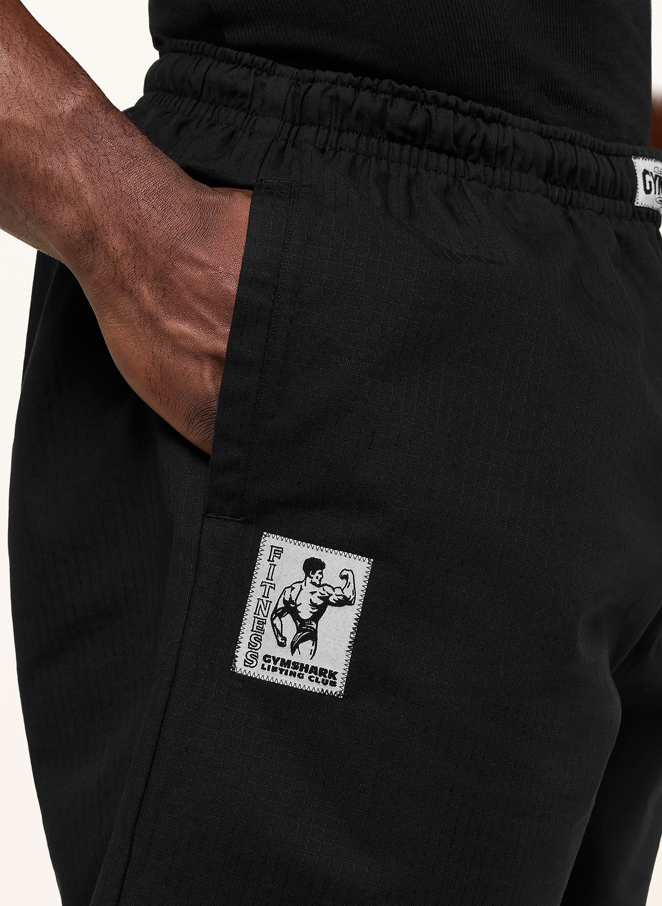 GYMSHARK pantalon de survêtement: NOIR