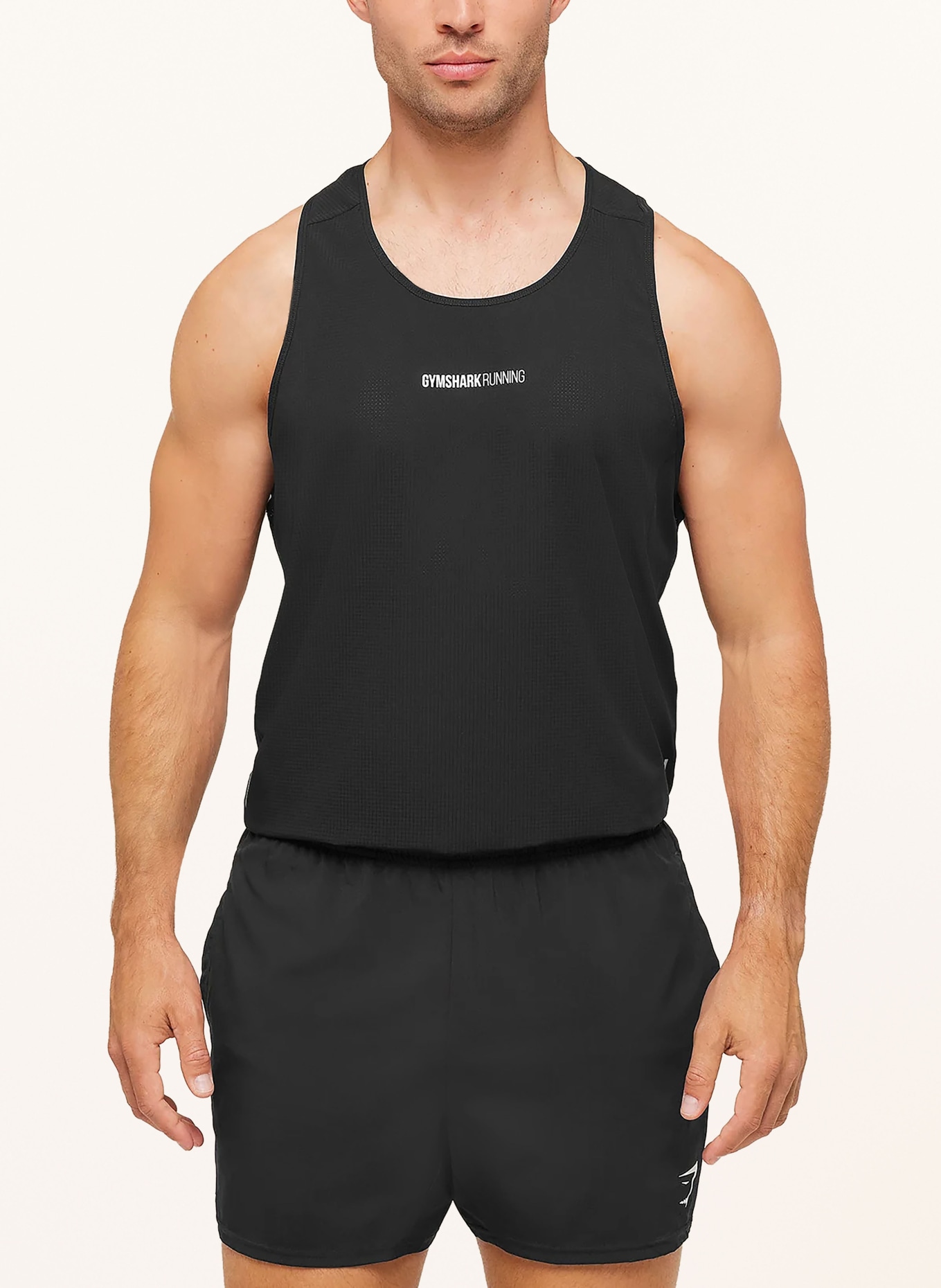 GYMSHARK Tanktop BETTER LEVEL: SCHWARZ