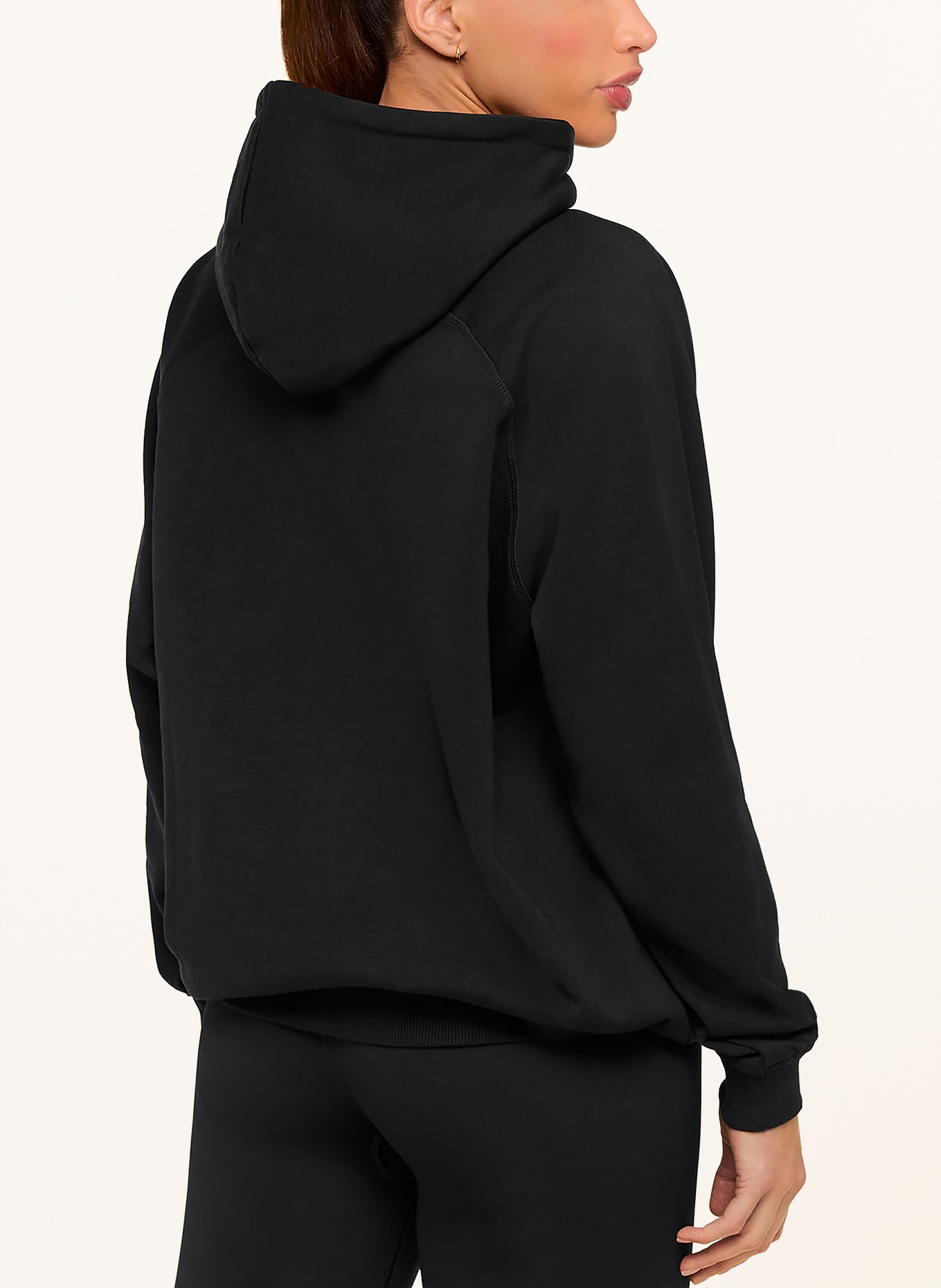 GYMSHARK Oversized-Hoodie: SCHWARZ