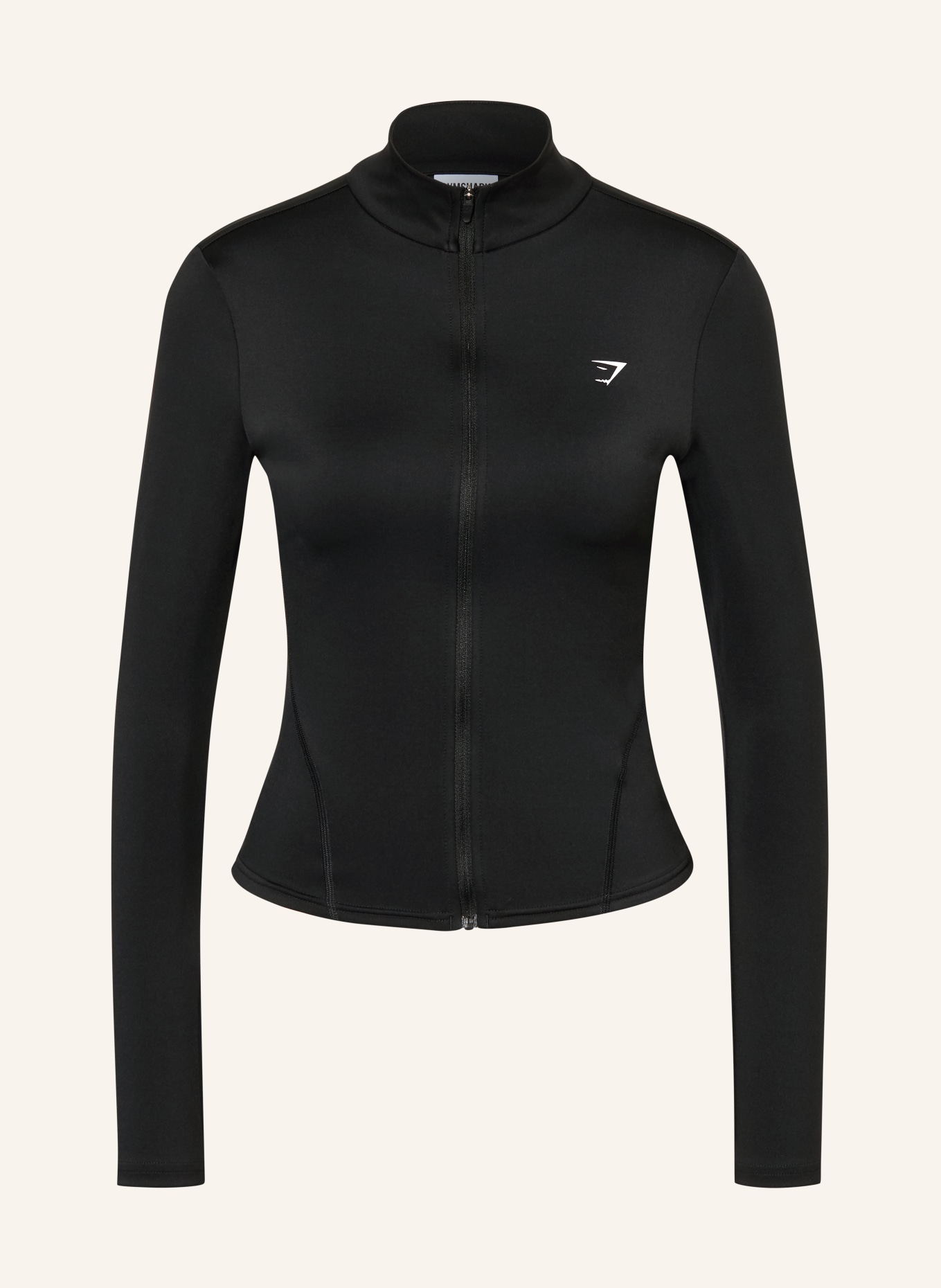 GYMSHARK Trainingsjacke: SCHWARZ