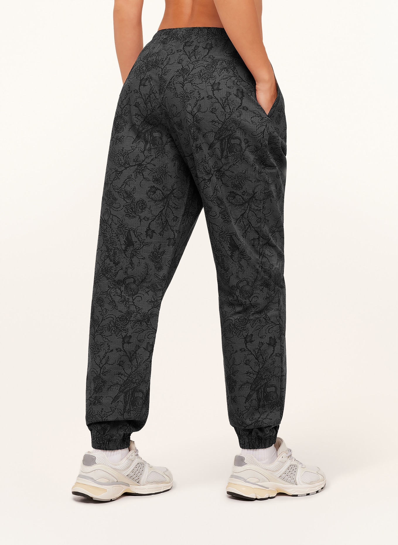 GYMSHARK Trainingshose LIFTING PUMP: DUNKELGRAU / SCHWARZ