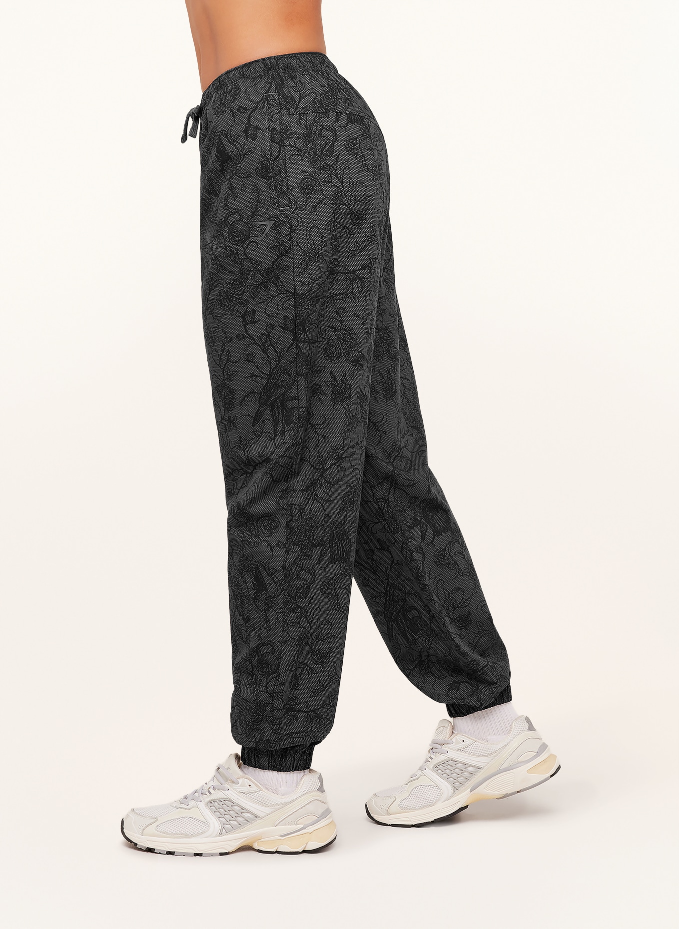 GYMSHARK Trainingshose LIFTING PUMP: DUNKELGRAU / SCHWARZ