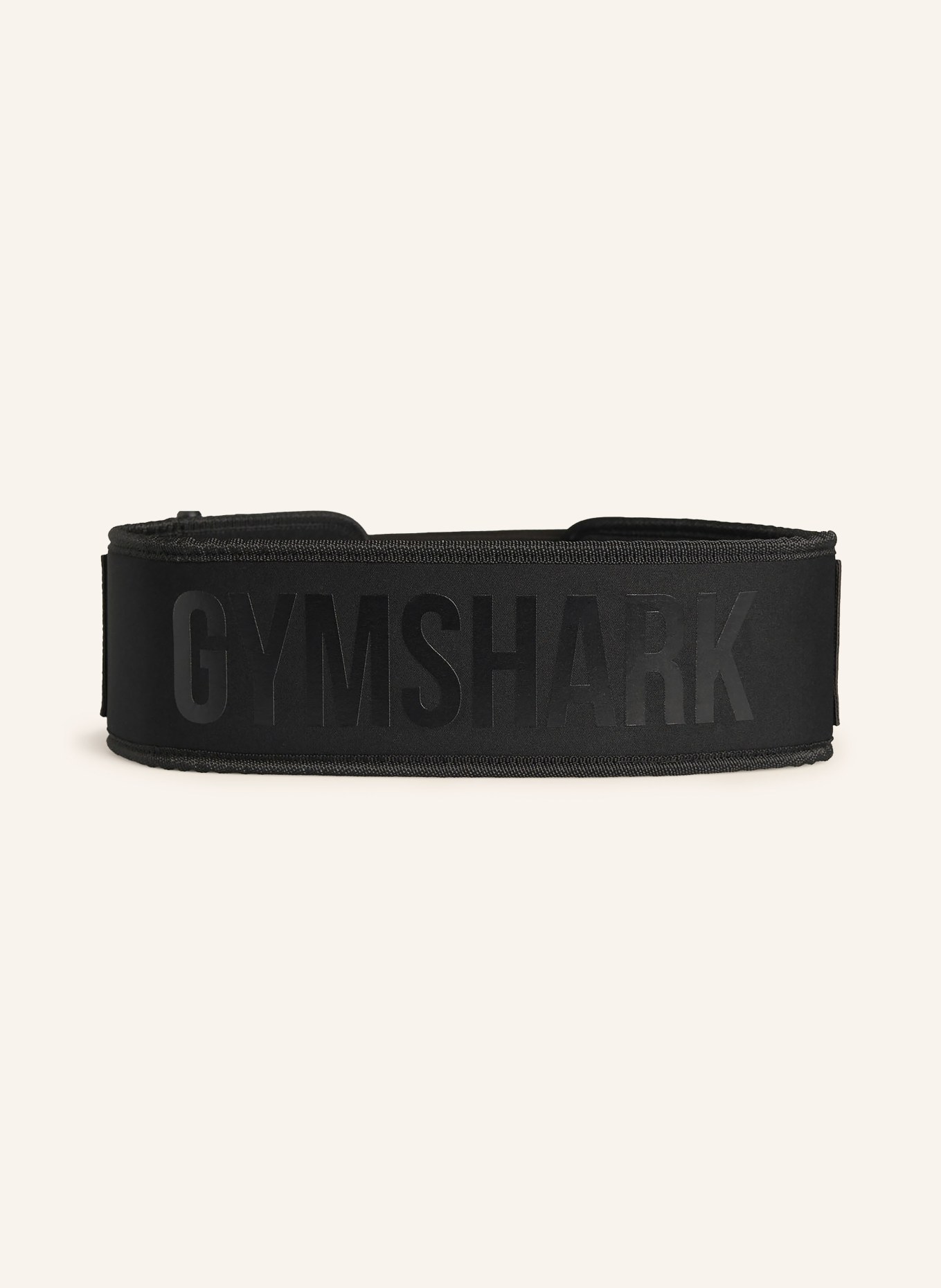 GYMSHARK Gewichthebergürtel VELCRO WEIGHTLIFTING BELT: SCHWARZ