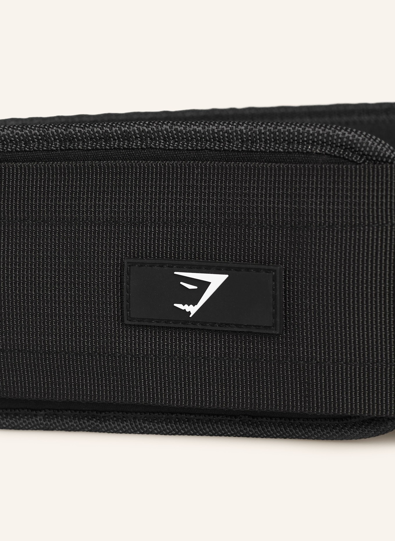 GYMSHARK Gewichthebergürtel VELCRO WEIGHTLIFTING BELT: SCHWARZ